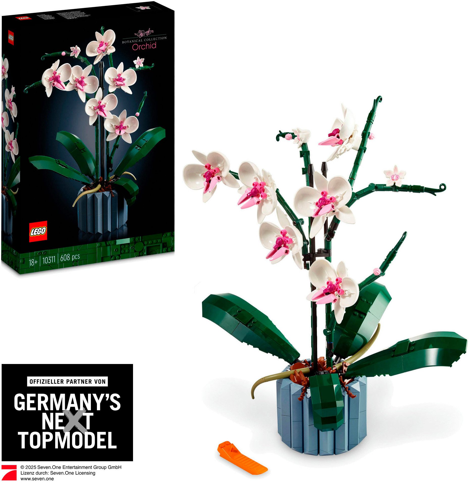 LEGO® Orchidee (10311), LEGO Botanicals Konstruktionsspielsteine,
