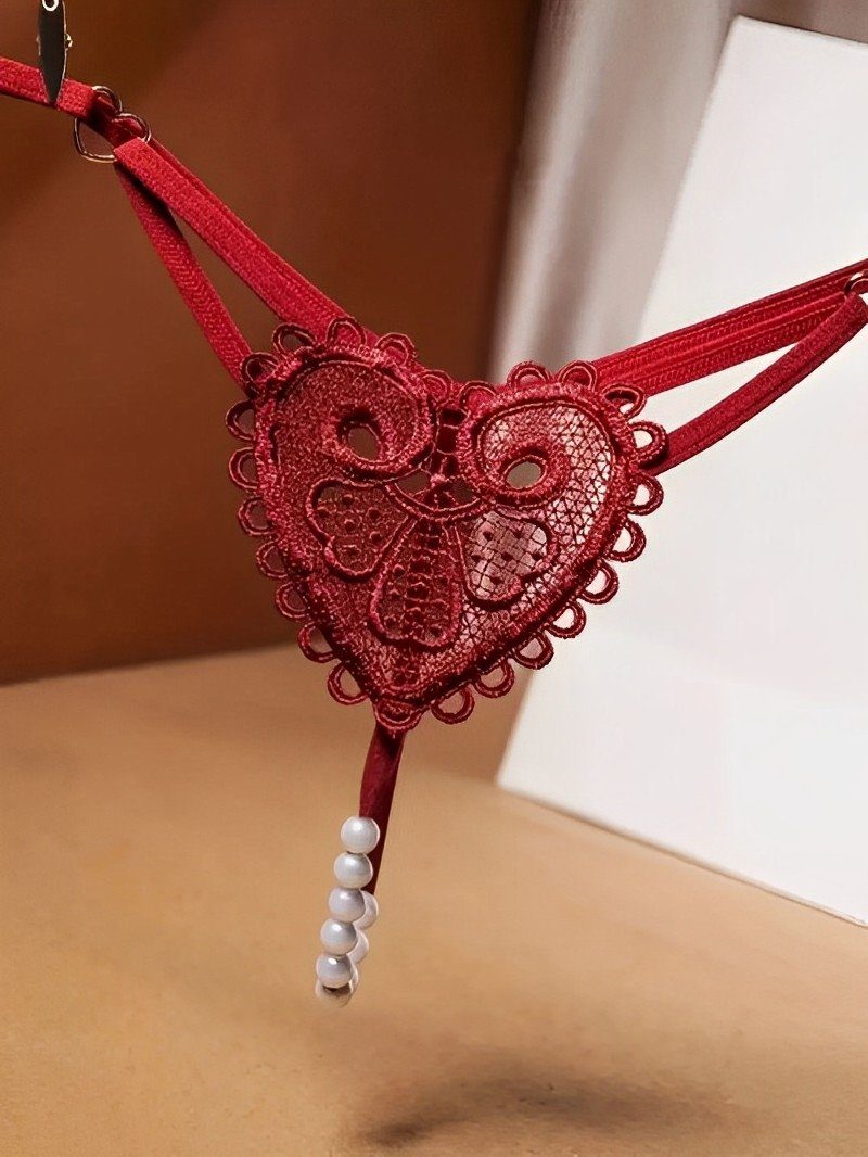 Elegant Love String-Ouvert Sexy Tanga aus