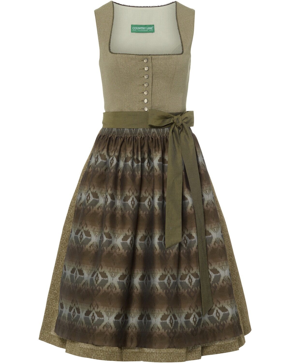 Country Line Dirndl Midi-Dirndl