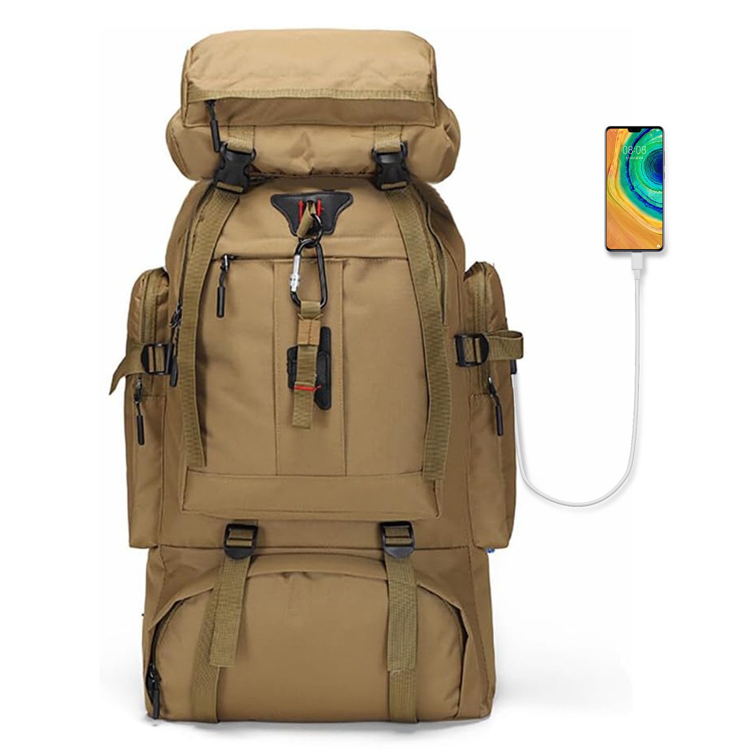OKWISH Wanderrucksack Reiserucksack Sportrucksack Rucksäcke Taktischer
