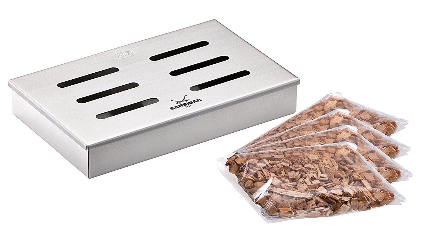 RÖSLE Grillerweiterung RÖSLE BBQ Räucherset Räucherbox