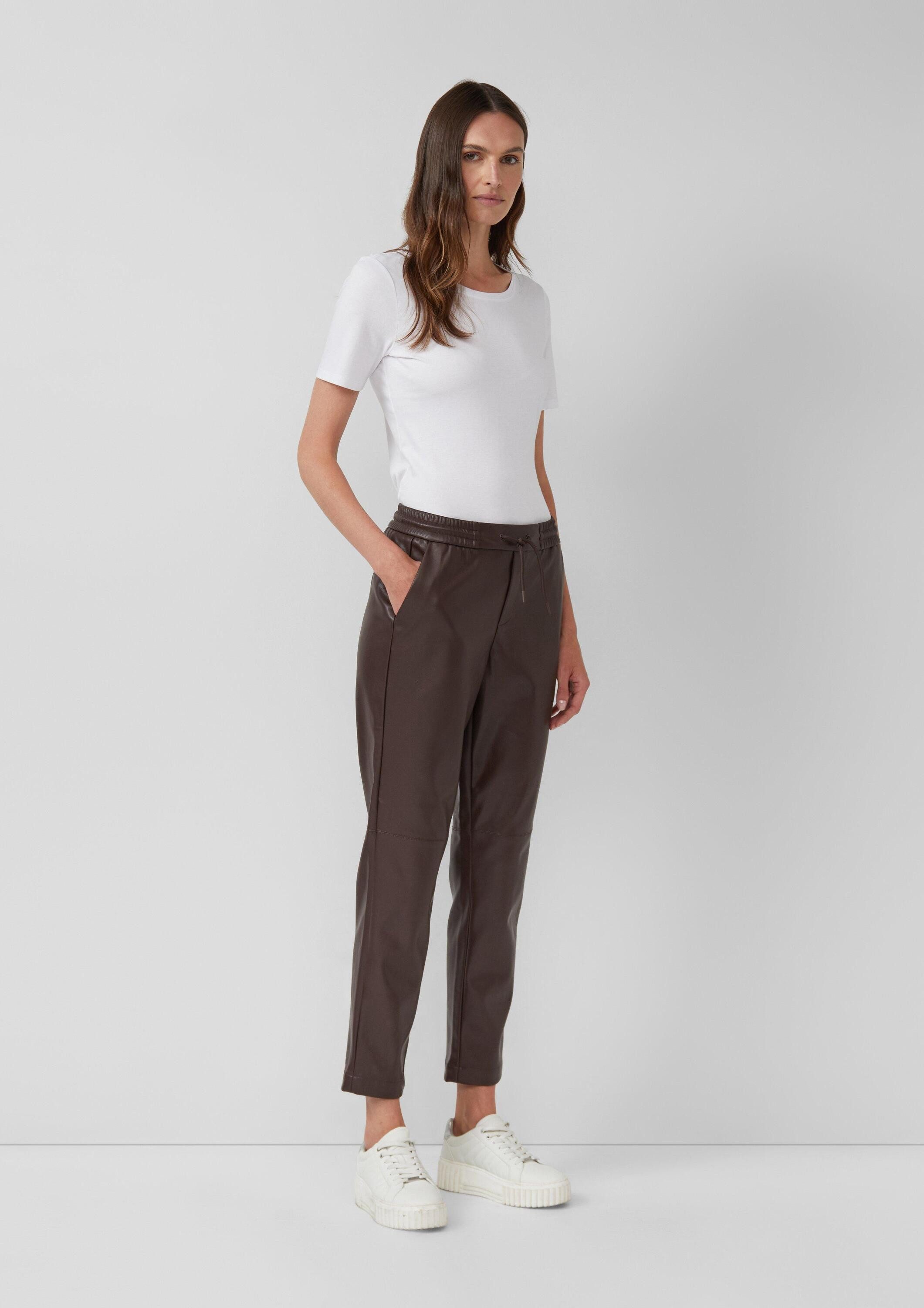 s.Oliver 7/8-Hose Hose 7/8-Hose aus Lederimitat