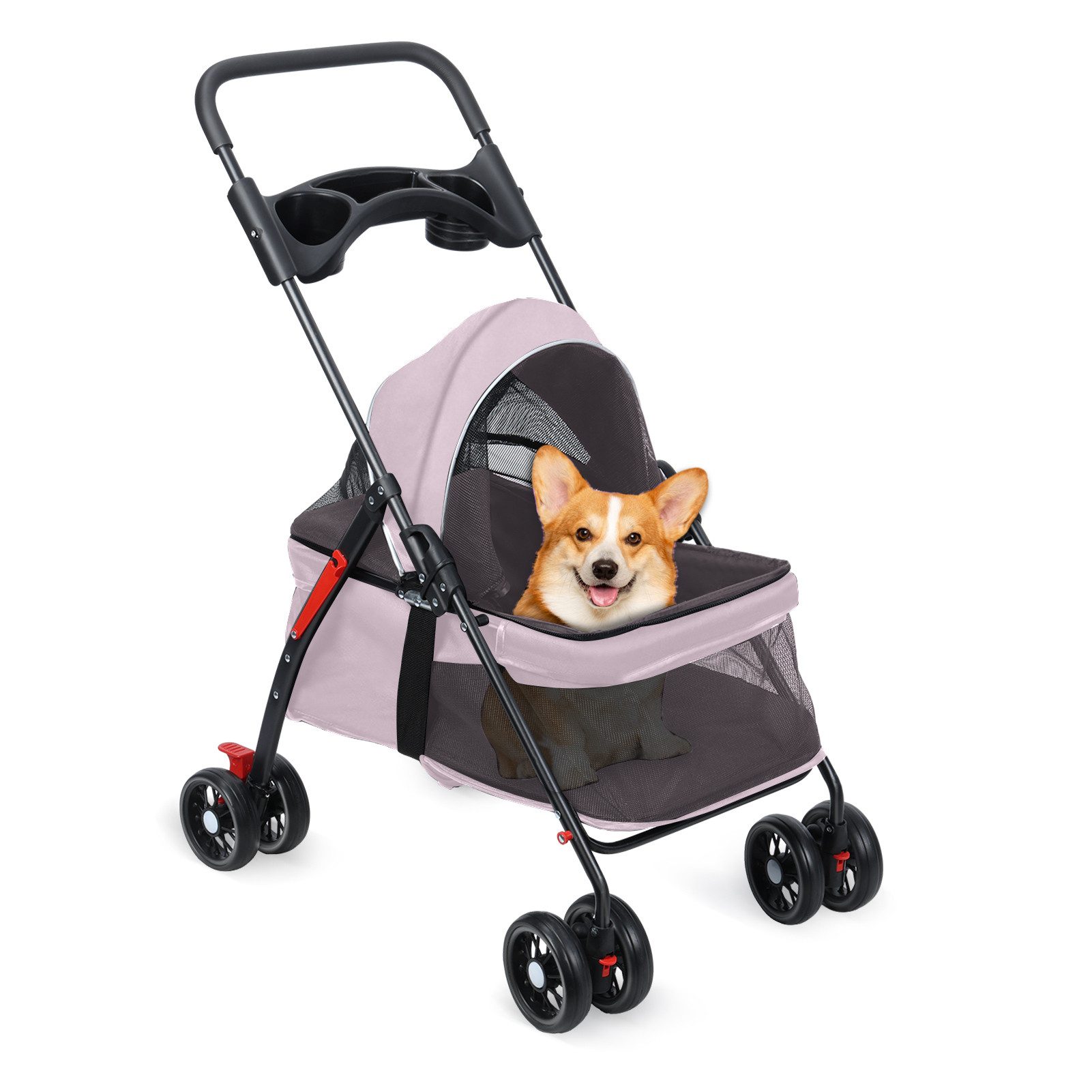 Rutaqian Hundebuggy Kinderwagen für Hunde und