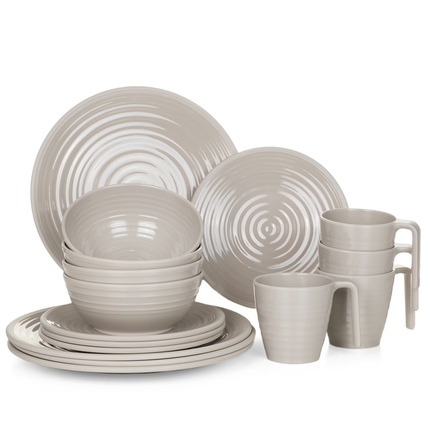 Moritz Geschirr-Set Camping Geschirr Coffee aus,