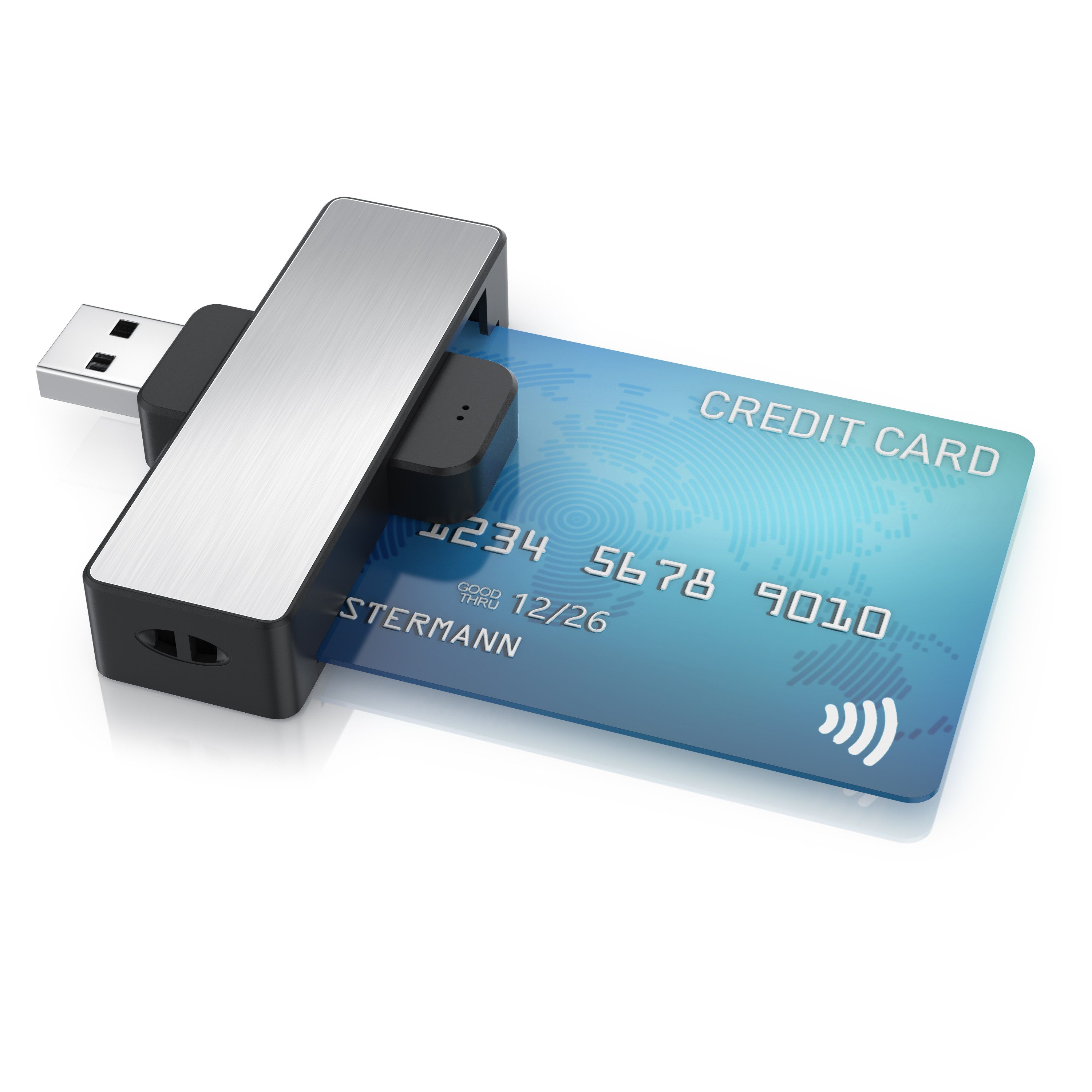 CSL Speicherkartenleser USB Smart Card Reader