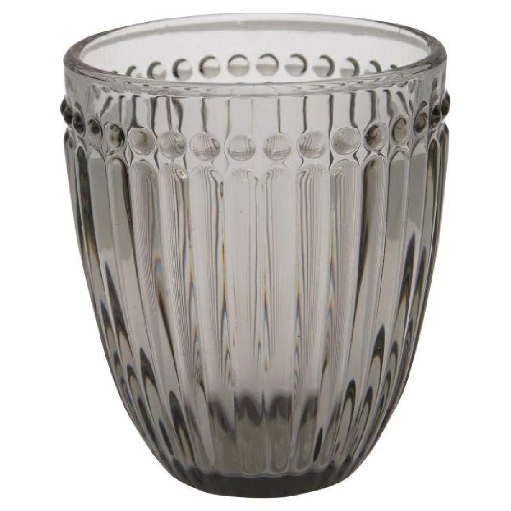 Greengate Leerglas Wasserglas Alice Grey