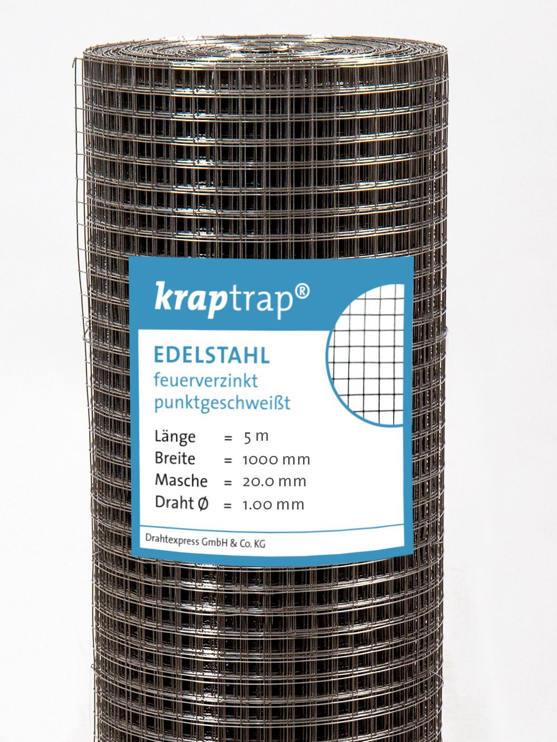 Kraptrap® Voliere Volierendraht Edelstahl V2A I
