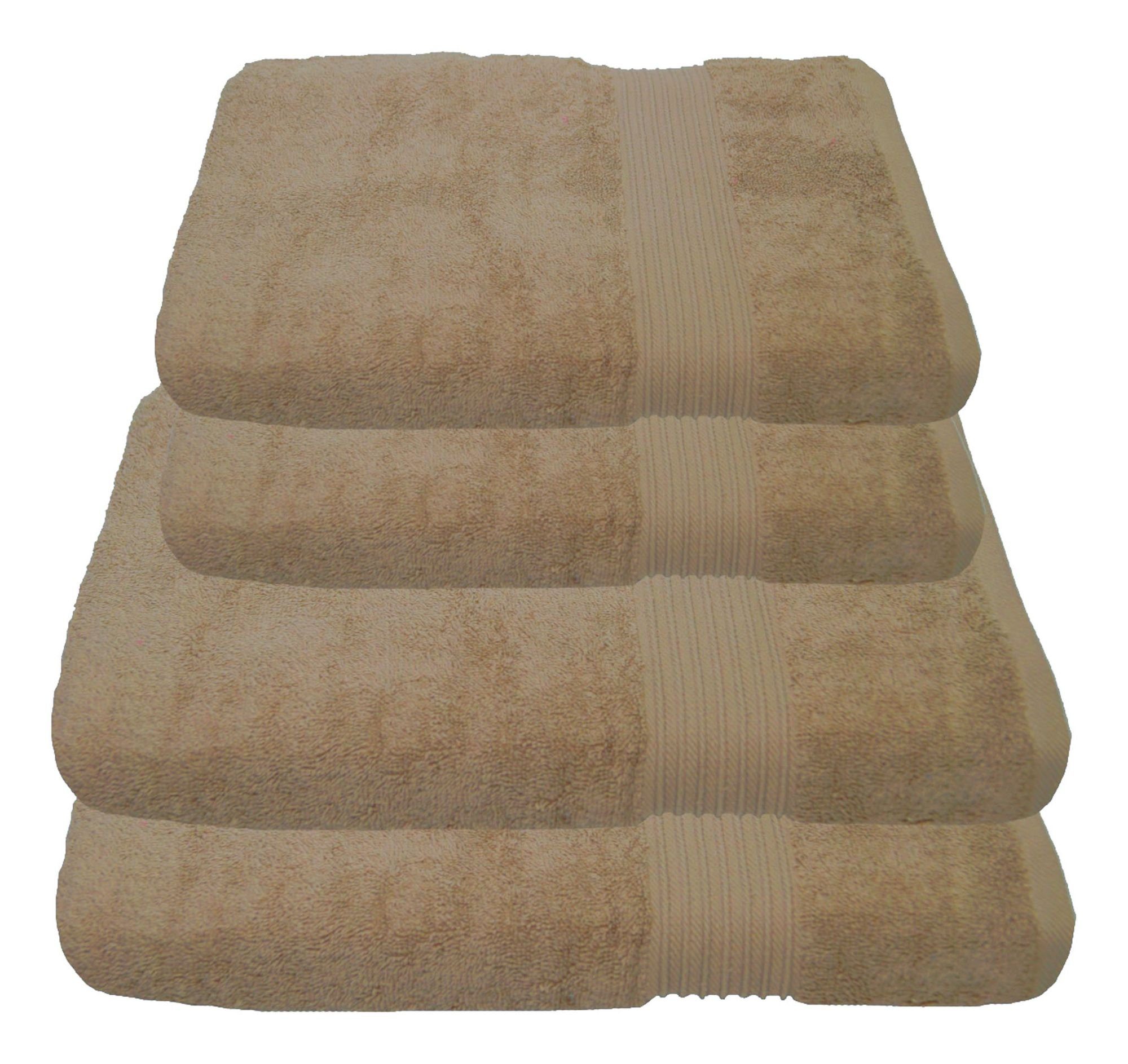 Julie Julsen Handtücher 4-Handtücher-Pastell Beige, Baumwolle