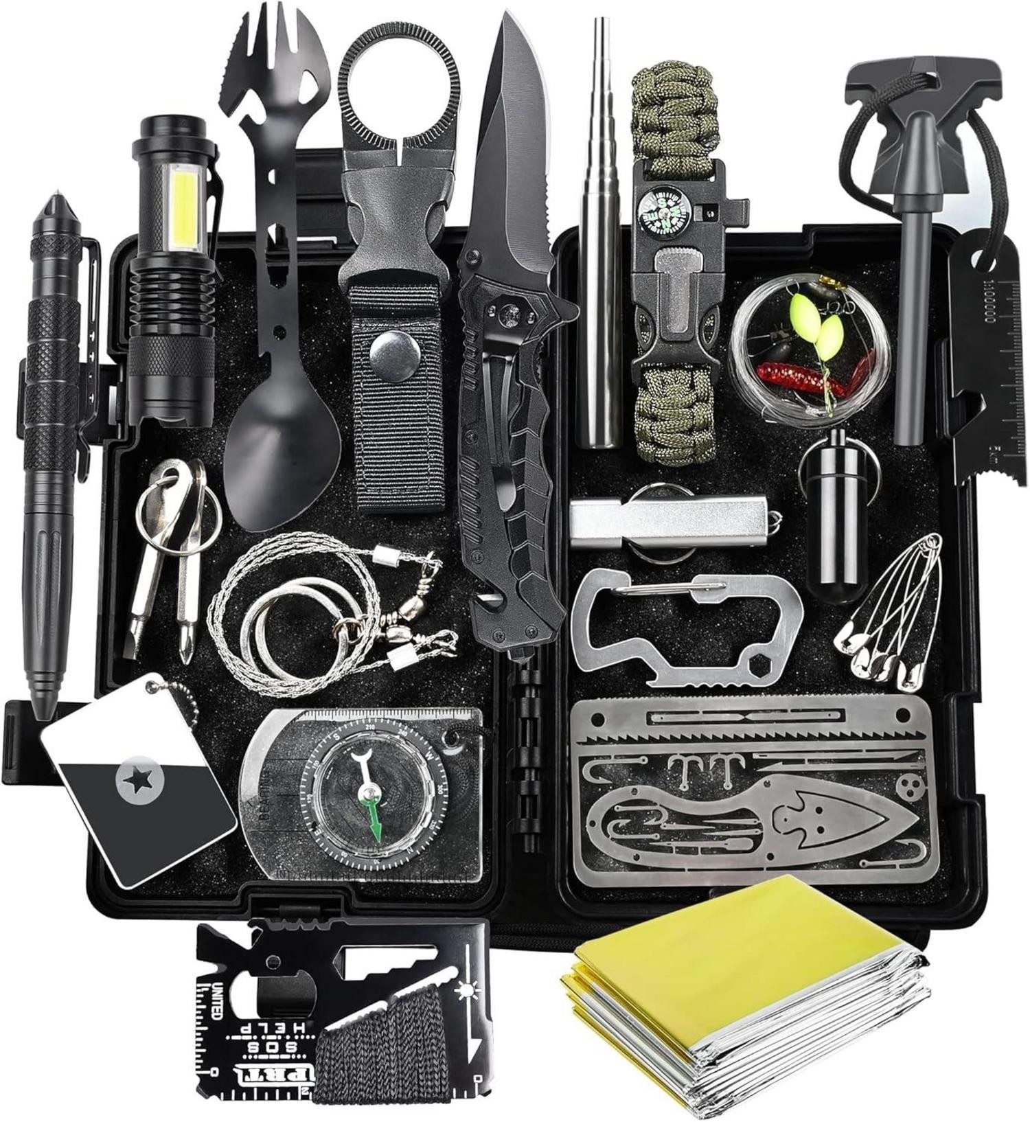 LuxusKollektion Campingstuhl Survival Kit 21 in