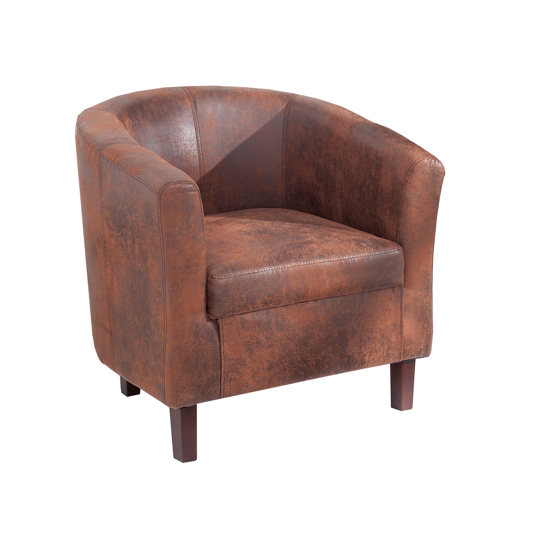 riess-ambiente Cocktailsessel HEMINGWAY whisky braun /
