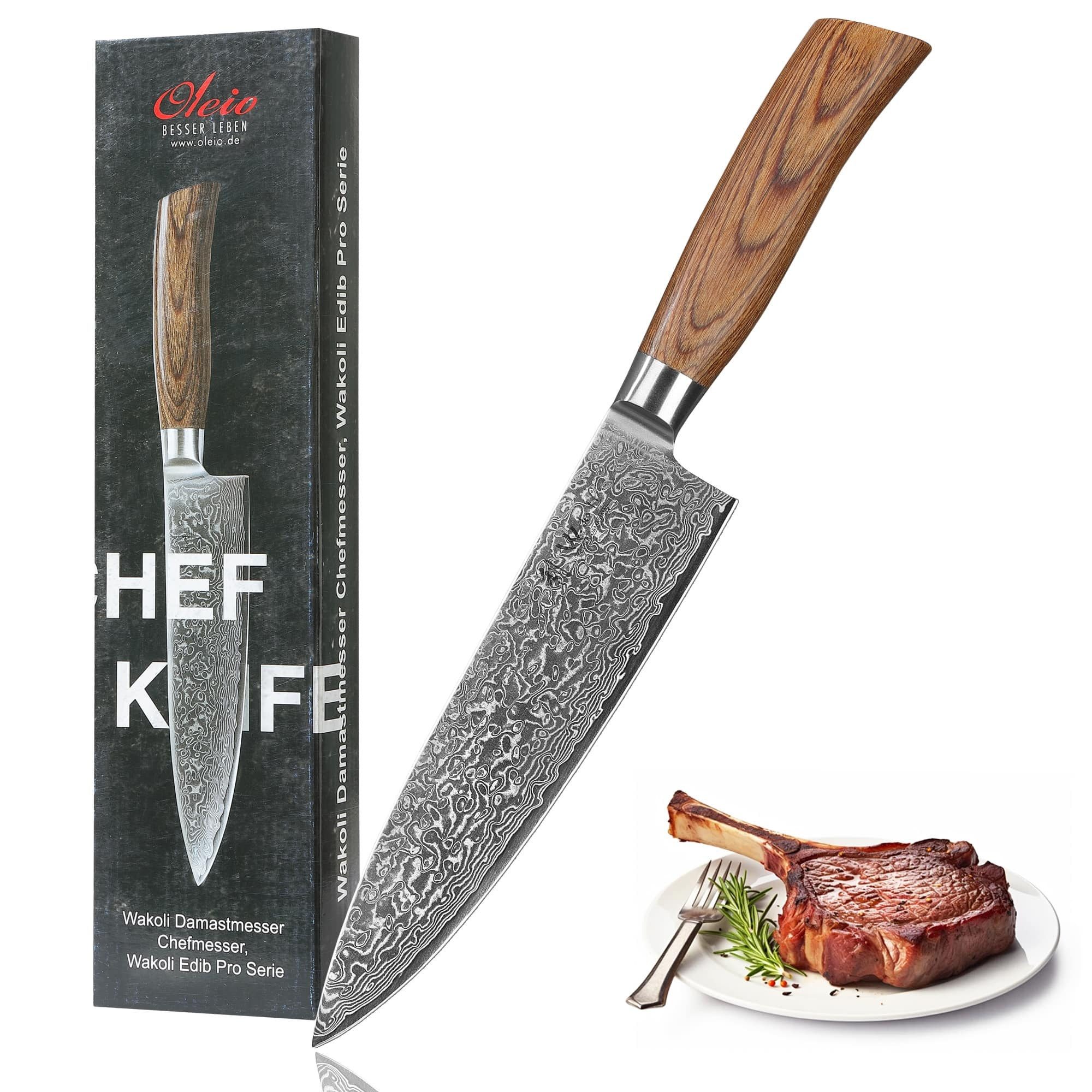 Wakoli Damastmesser EDIB Pro Damast Chefmesser