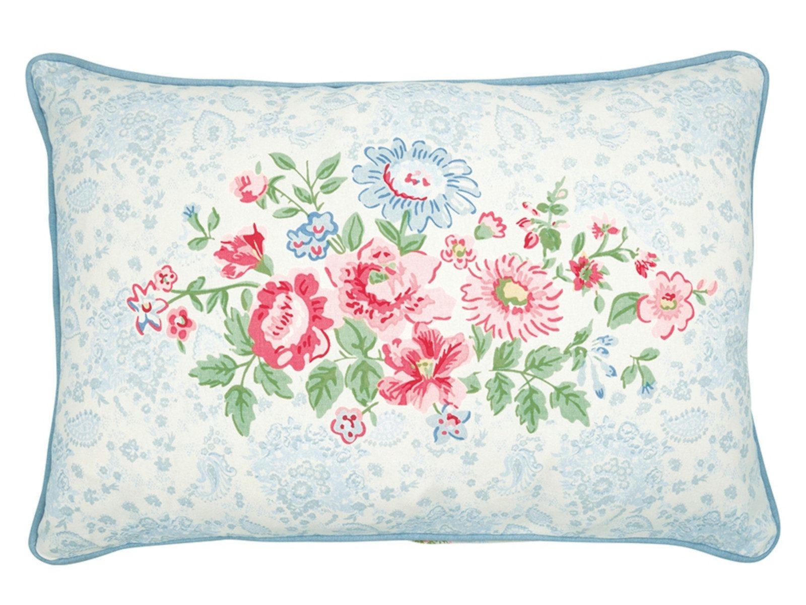 Greengate Kissenhülle Ailis Kissenhülle white pieceprinted
