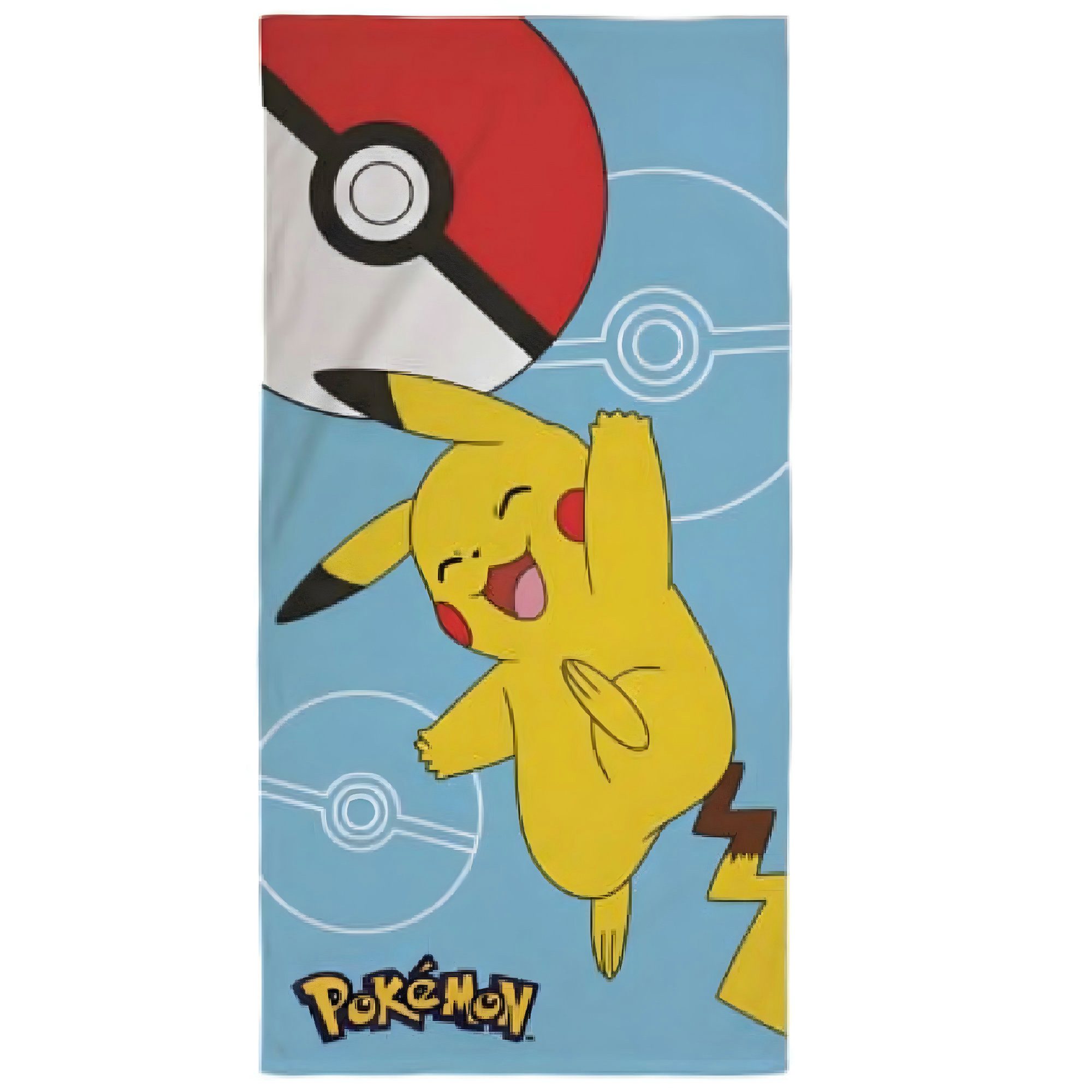 POKÉMON Strandtuch Pokemon Pikachu Badetuch Strandtuch