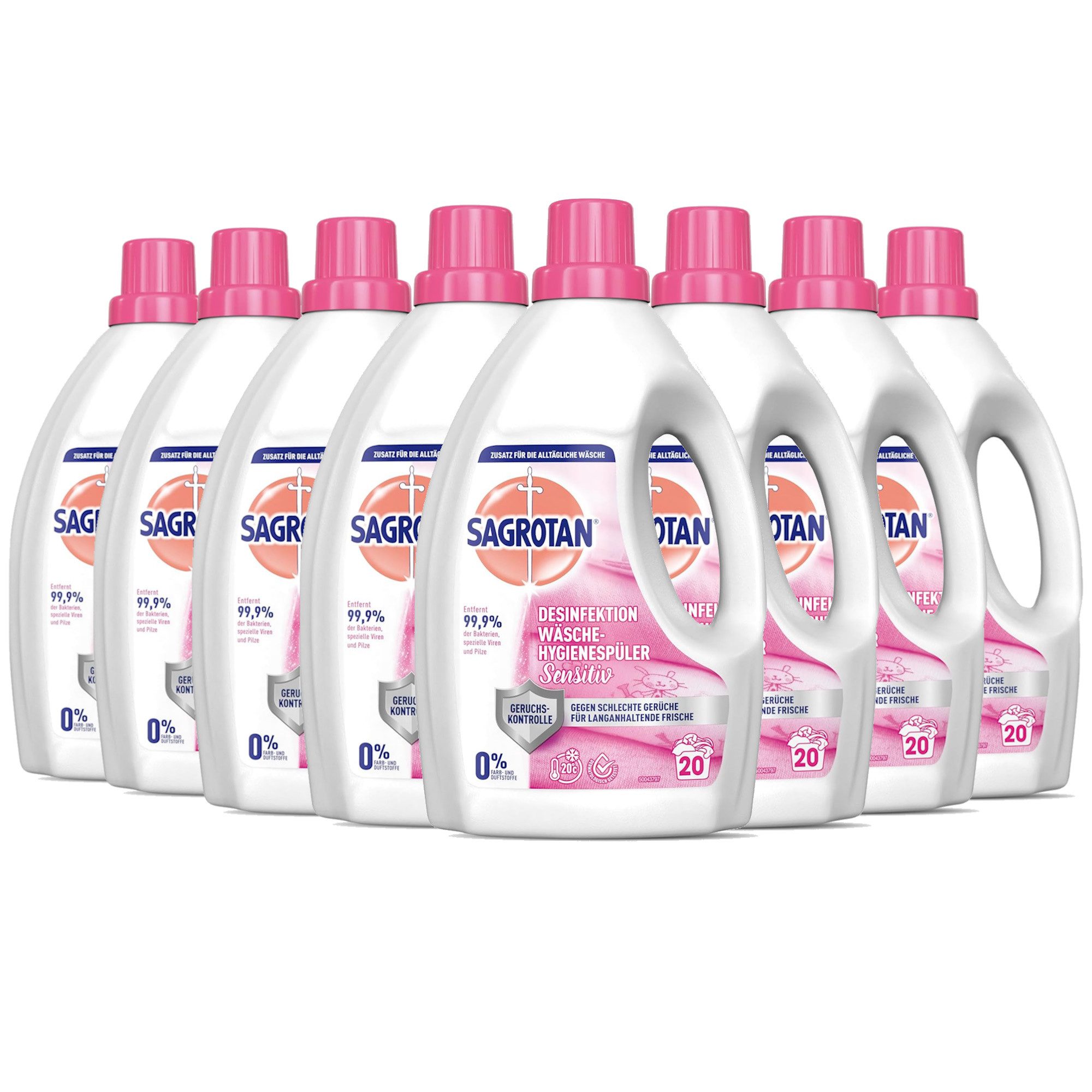 SAGROTAN Sensitiv 8 x 1,5l Wäsche