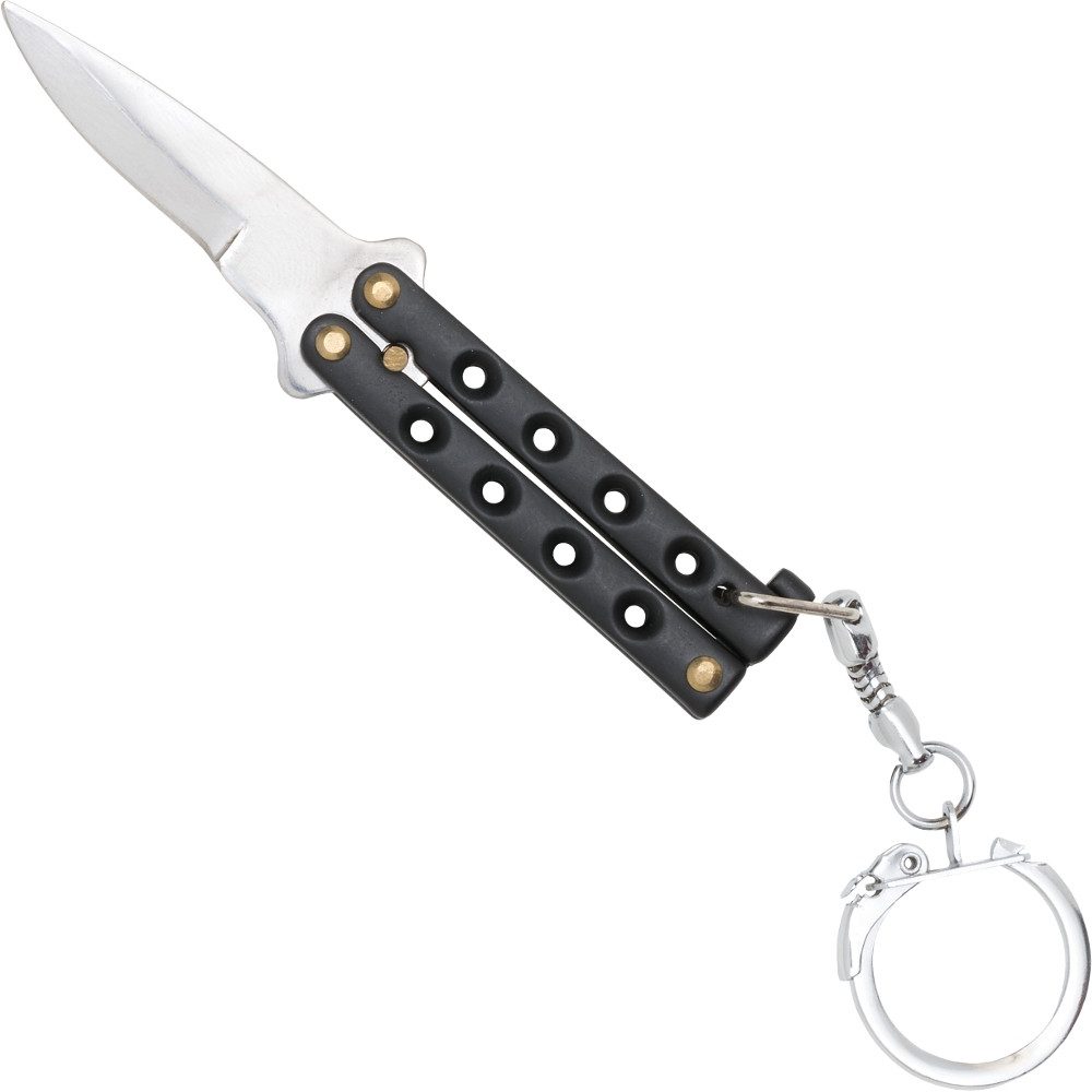 Haller Messer Taschenmesser Mini Butterfly schwarz