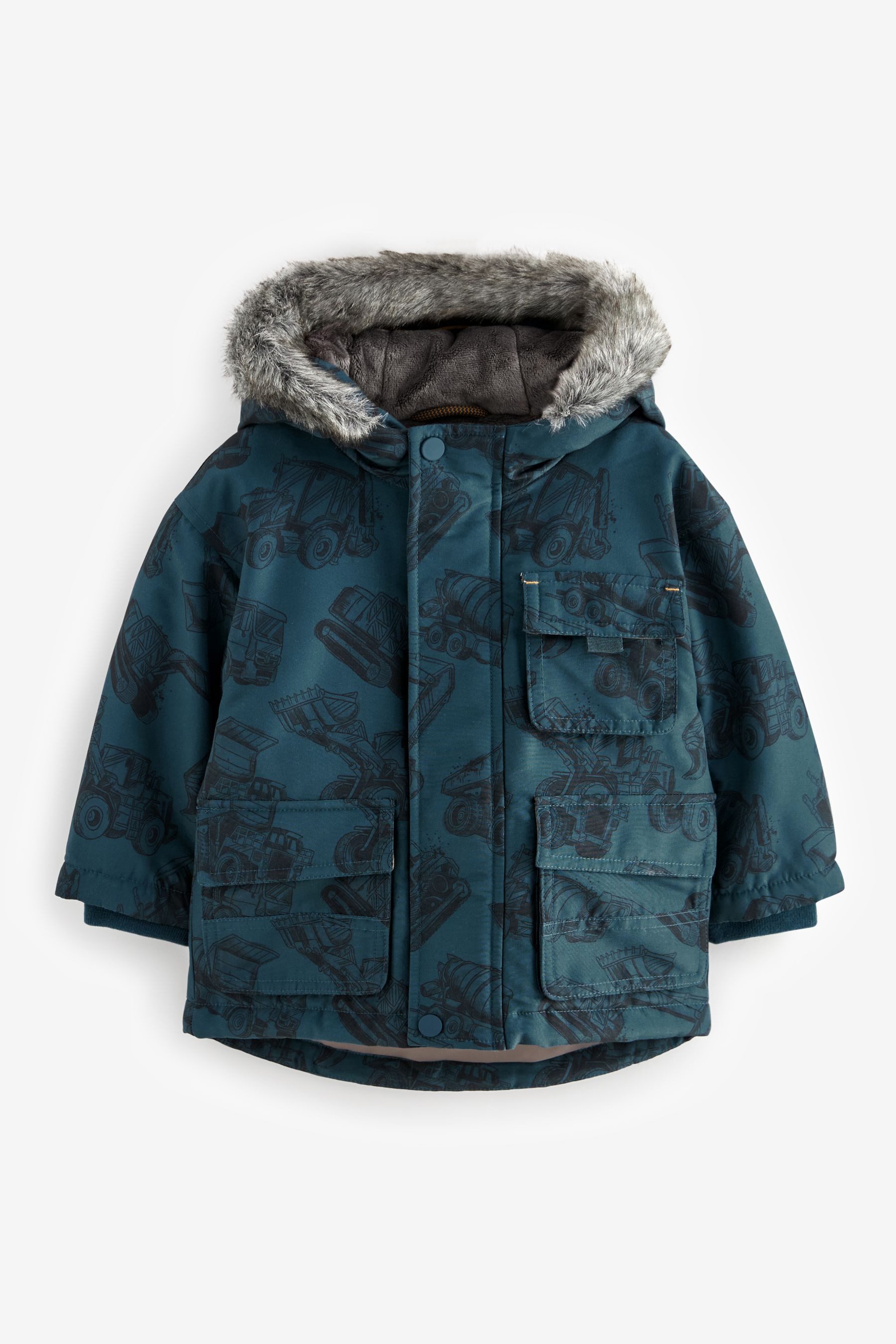 Next Parka Parka mit Kunstfellkapuze (1-St)