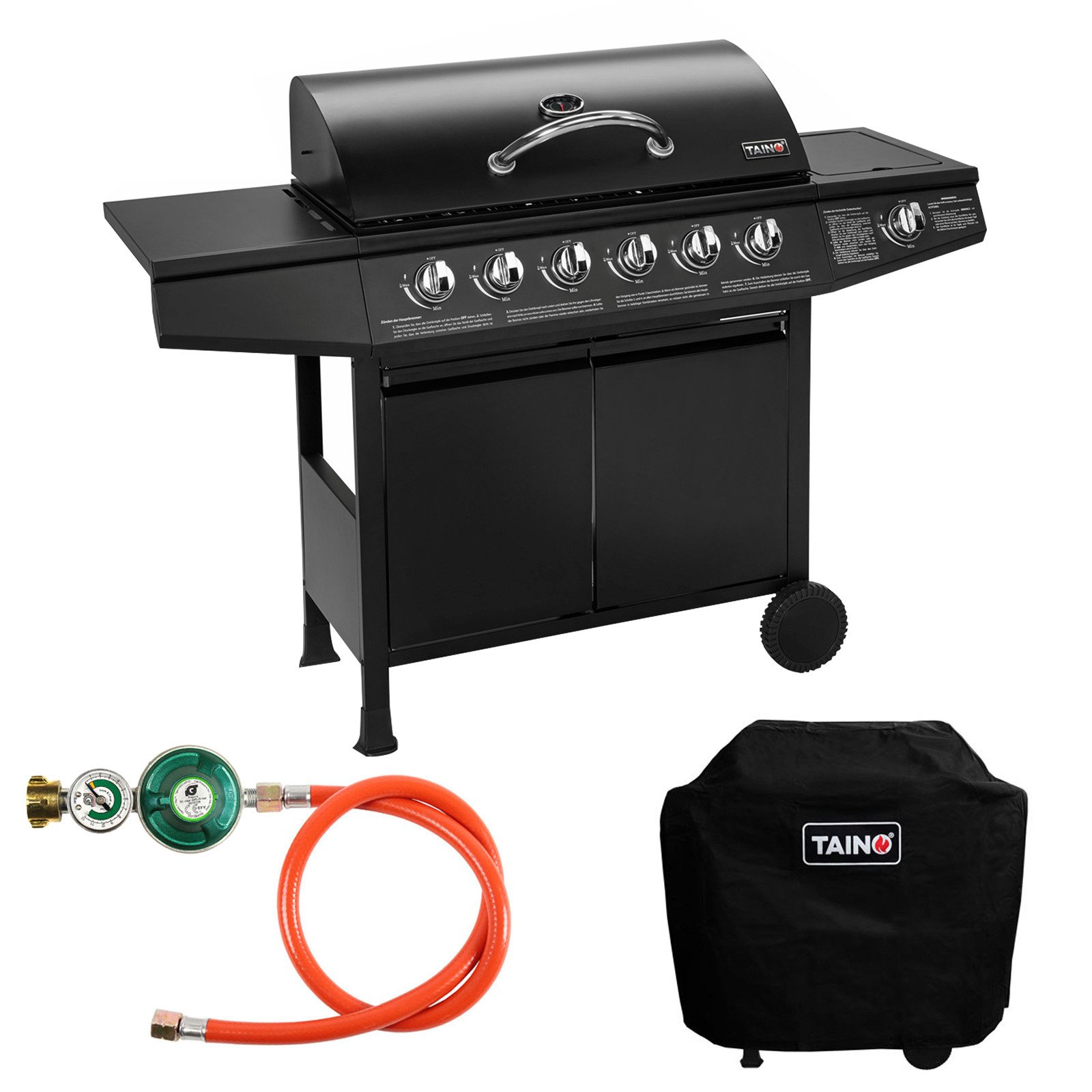 TAINO Gasgrill BASIC 6+1, Gasgrill mit