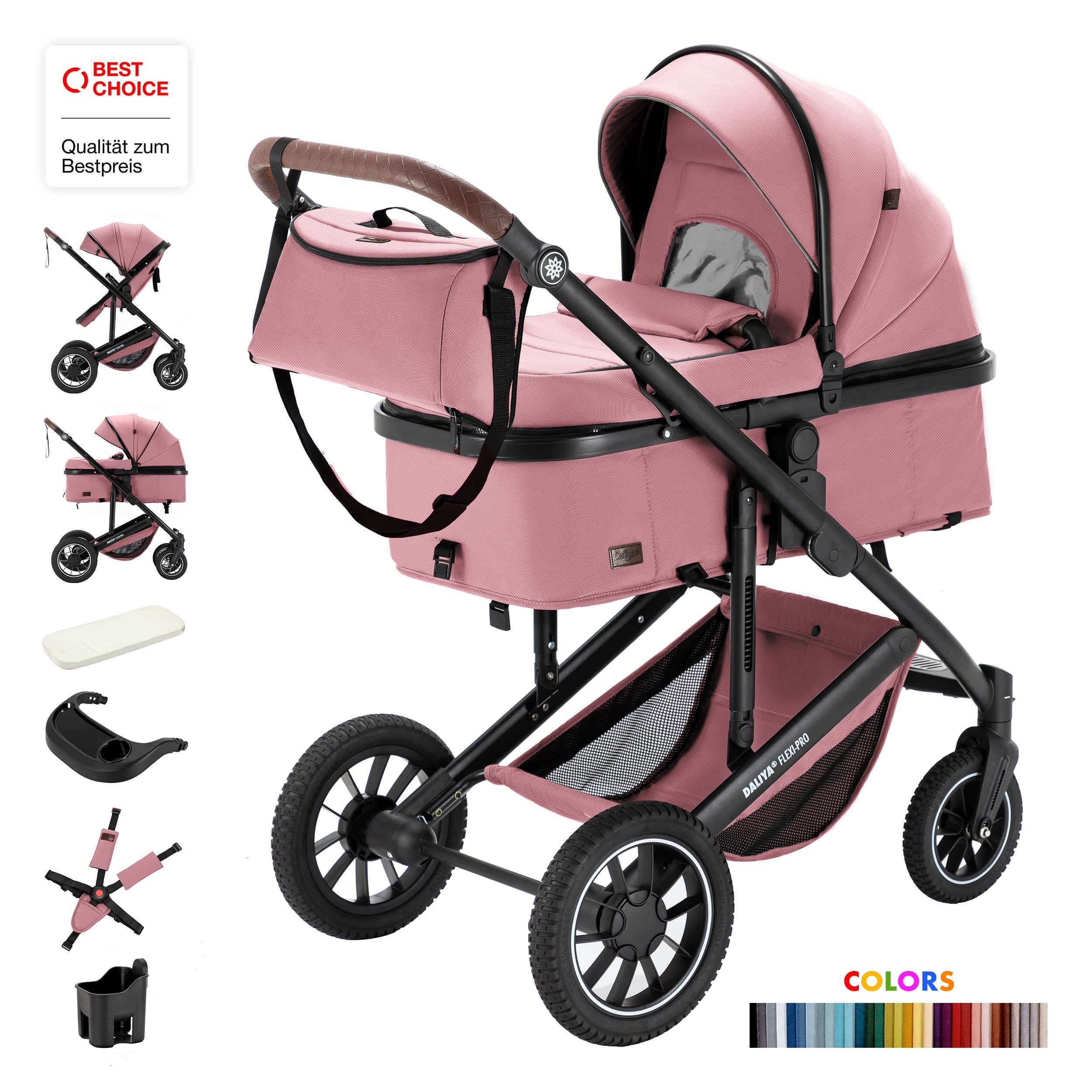 Daliya® Kombi-Kinderwagen FLEXI-PRO 2in1 Kinderwagen &
