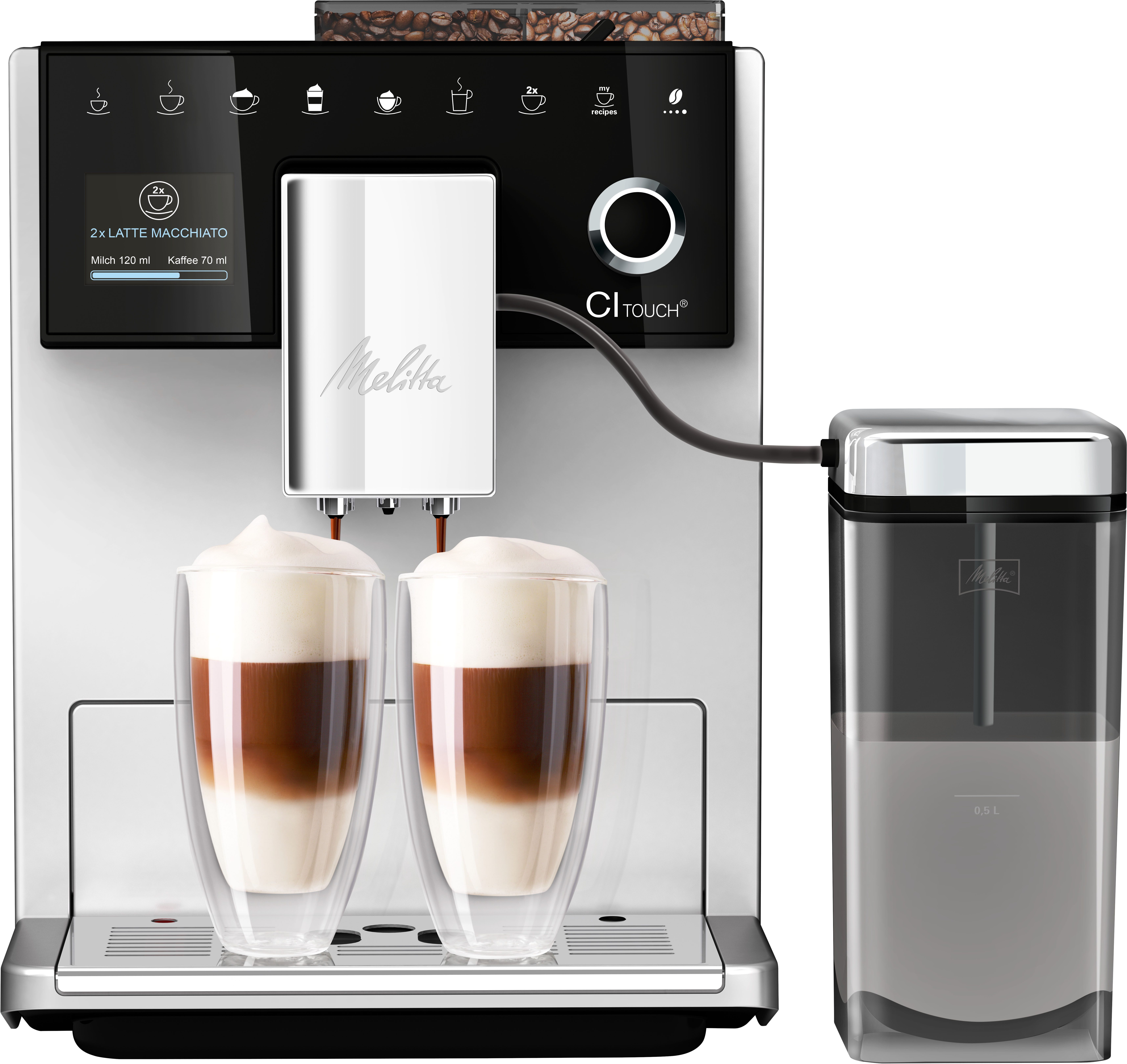 Melitta Kaffeevollautomat CI Touch® F630-111, silber,