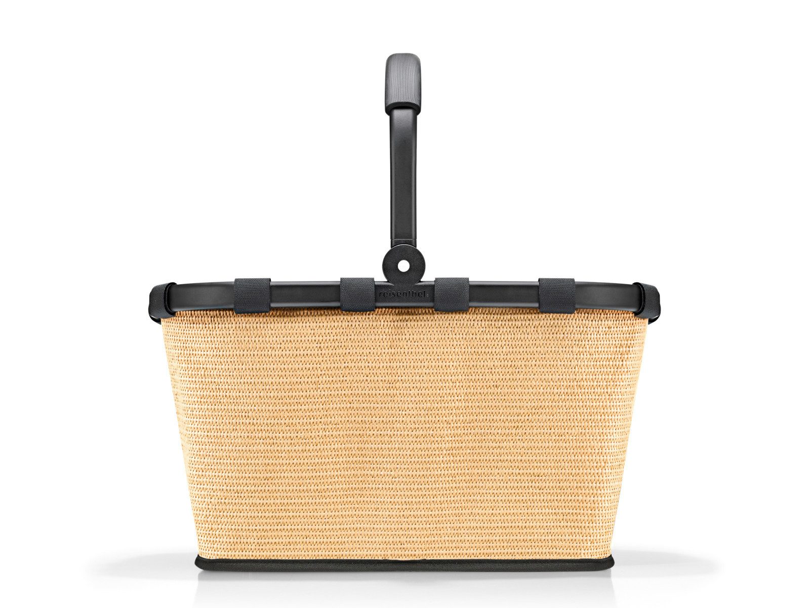 REISENTHEL® Einkaufskorb carrybag frame raffia black