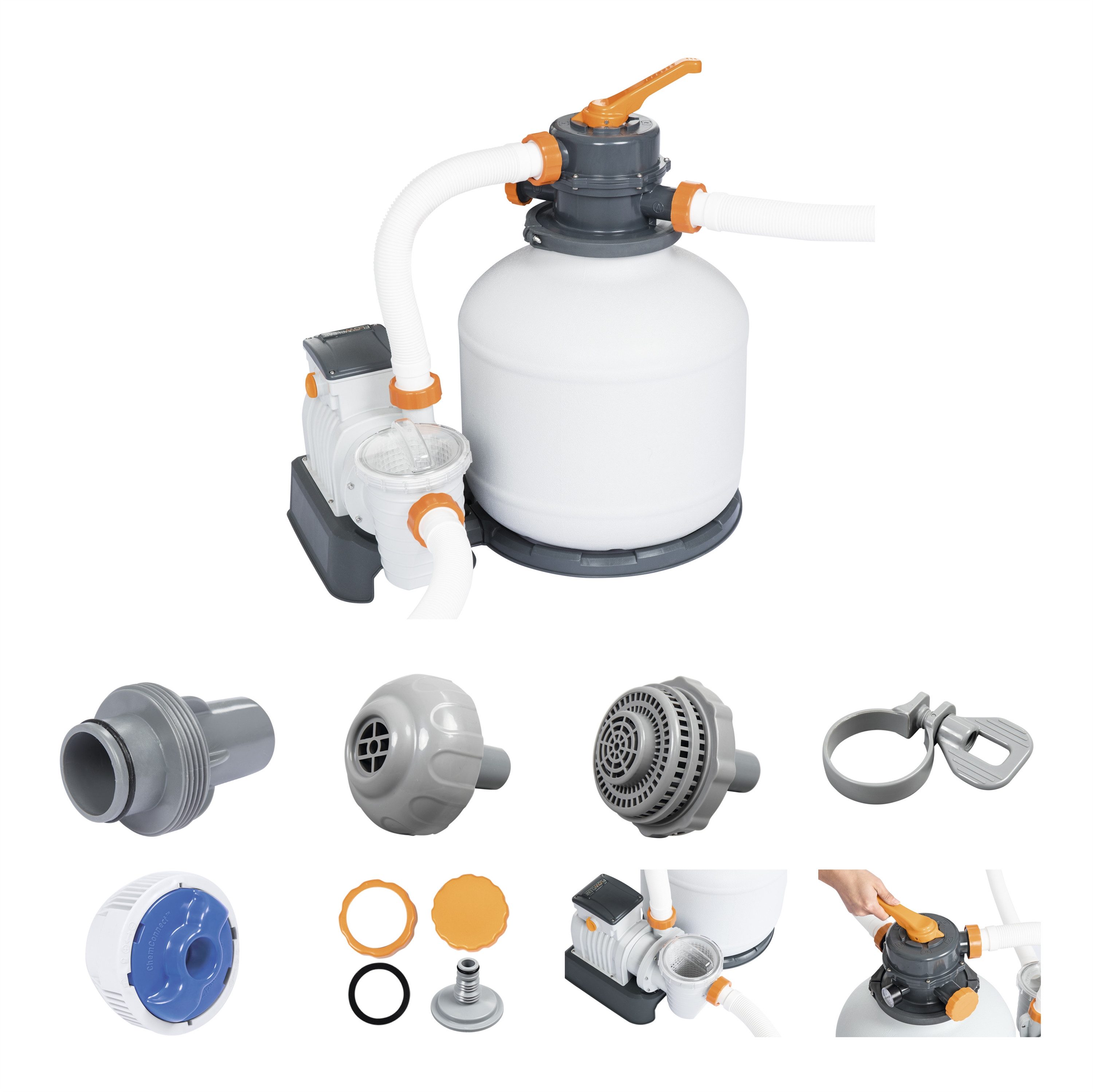 Bestway Sandfilteranlage Bestway® Pool Sandfilteranlage mit