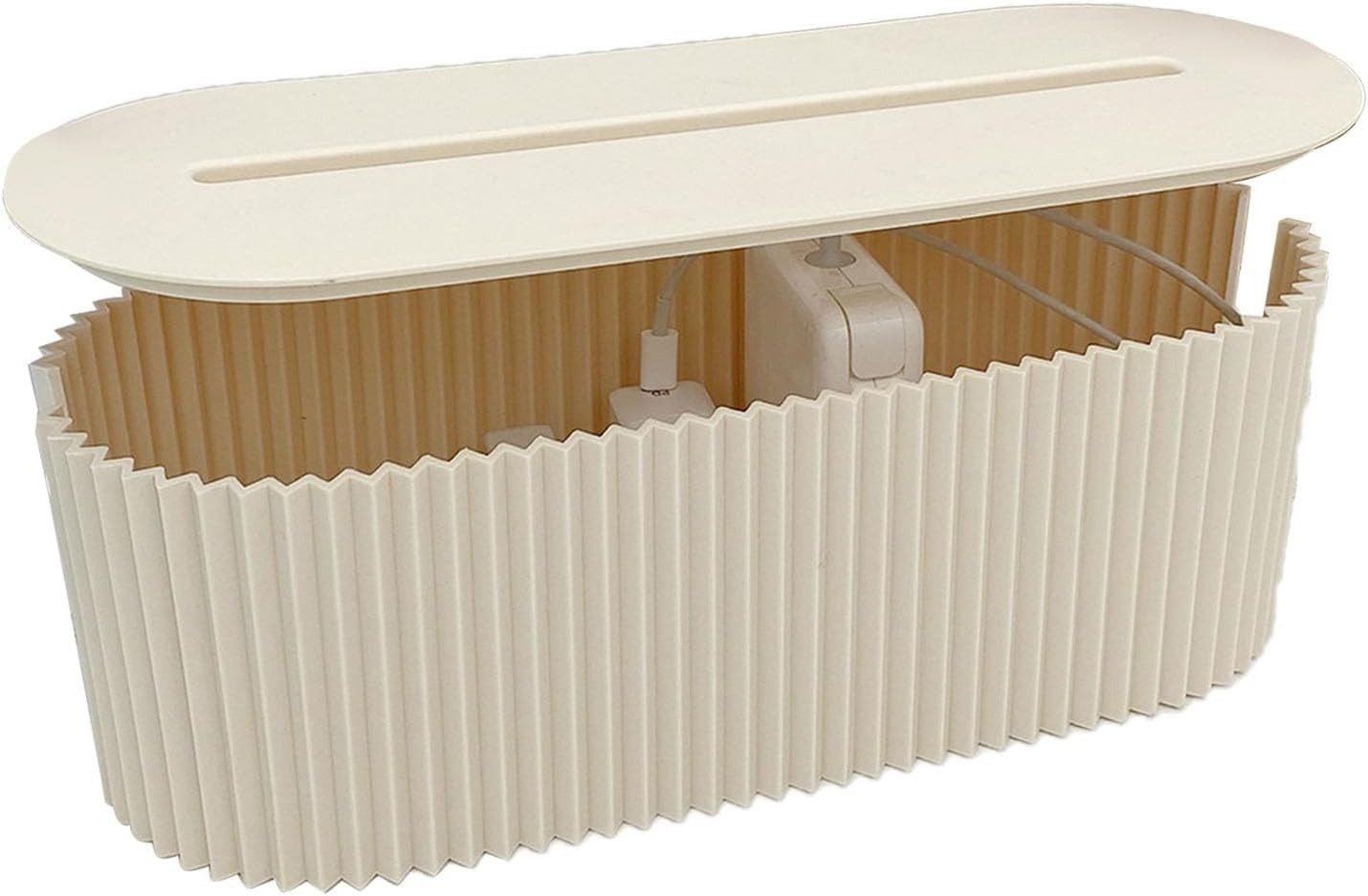 Refined Living Kabelbox Kabelmanagement-Box, Kabel-Organizer-Box, Steckdosen-Management-Box,