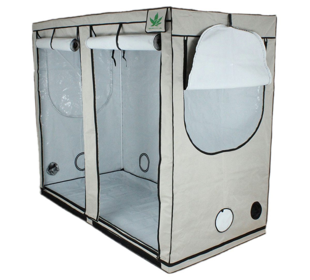 Growbird Gewächshaus Growbird Growbox 240x120x200 cm,