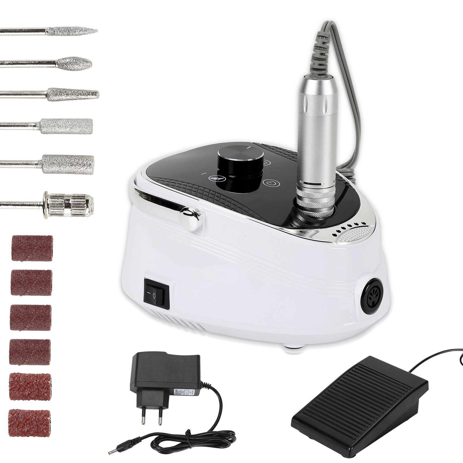 Clanmacy Maniküre-Pediküre-Set Elektrische Nagelfräser für Gelnägel