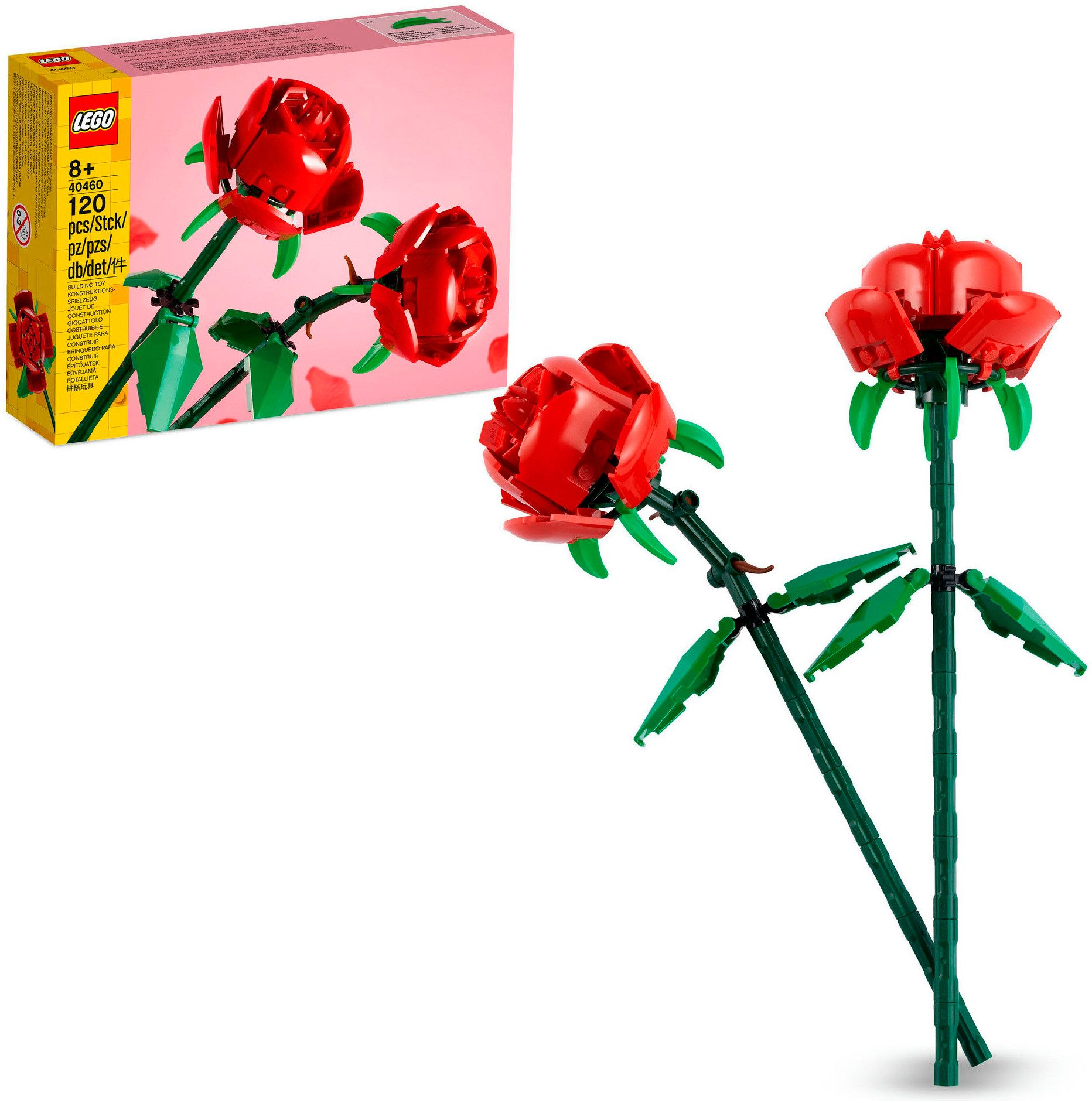 LEGO® Rosen (40460), Lego Botanicals Konstruktionsspielsteine,