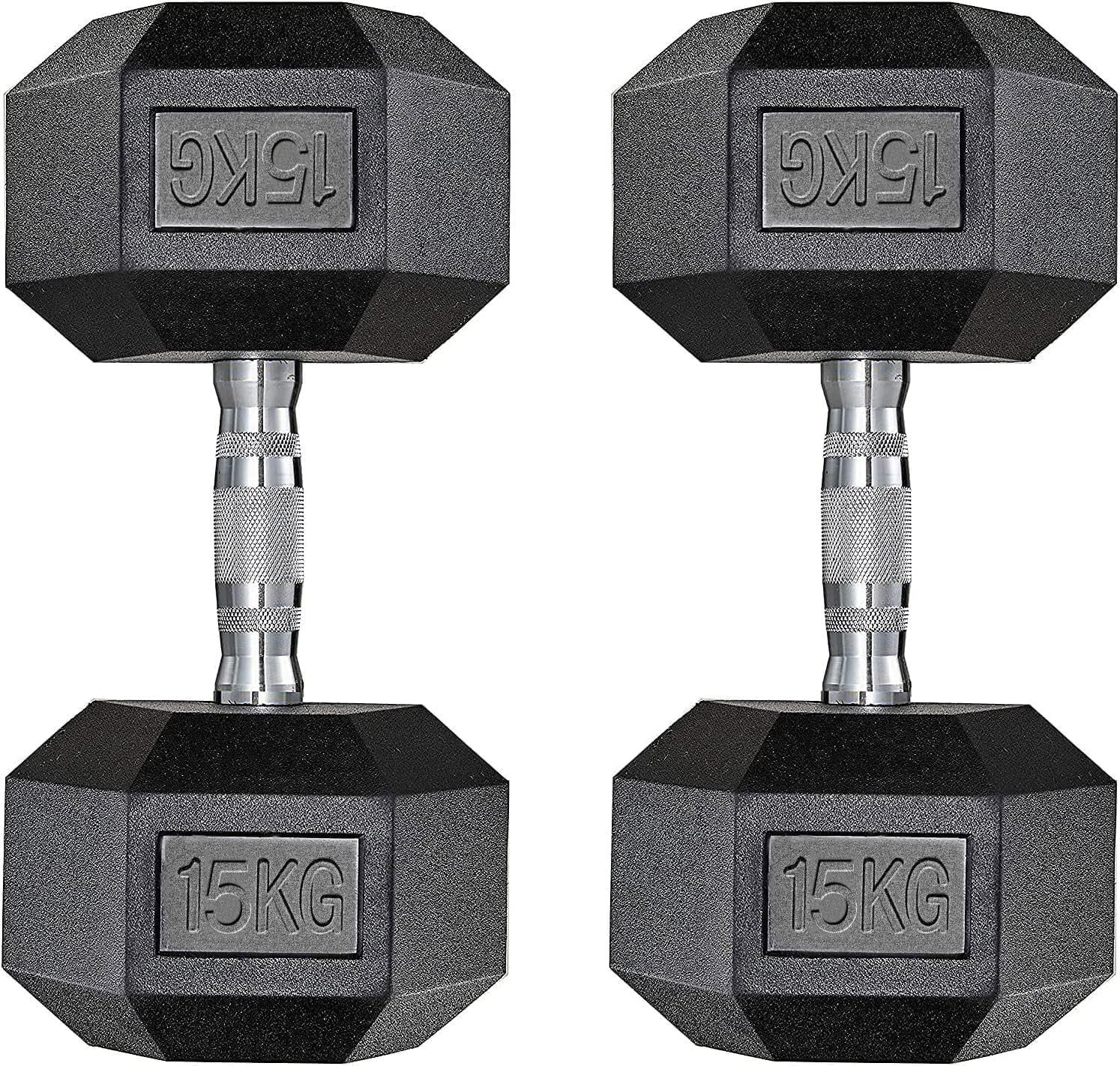 TLGREEN Hantel-Set Hexagon Hanteln 1 Stück-25KG/2