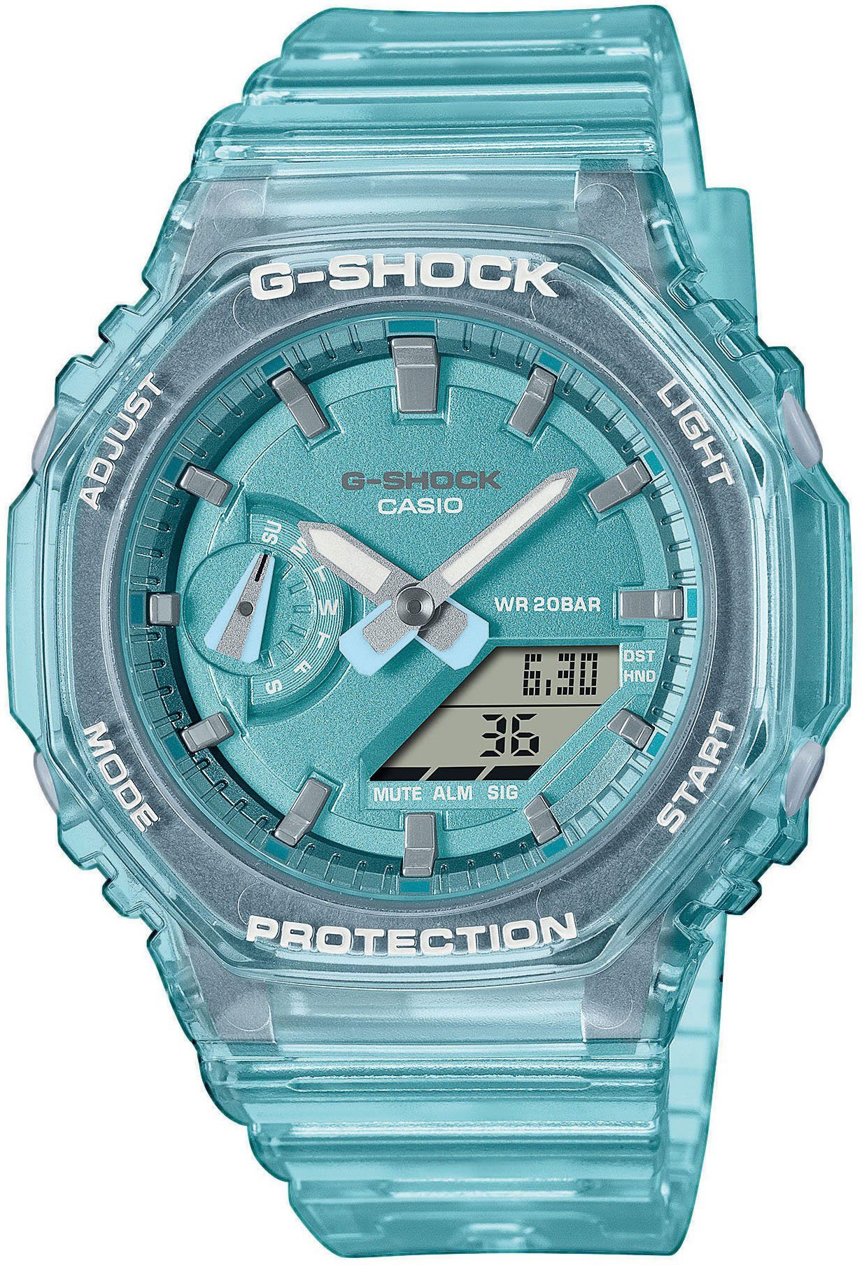 CASIO G-SHOCK Chronograph GMA-S2100SK-2AER, Quarzuhr, Armbanduhr,