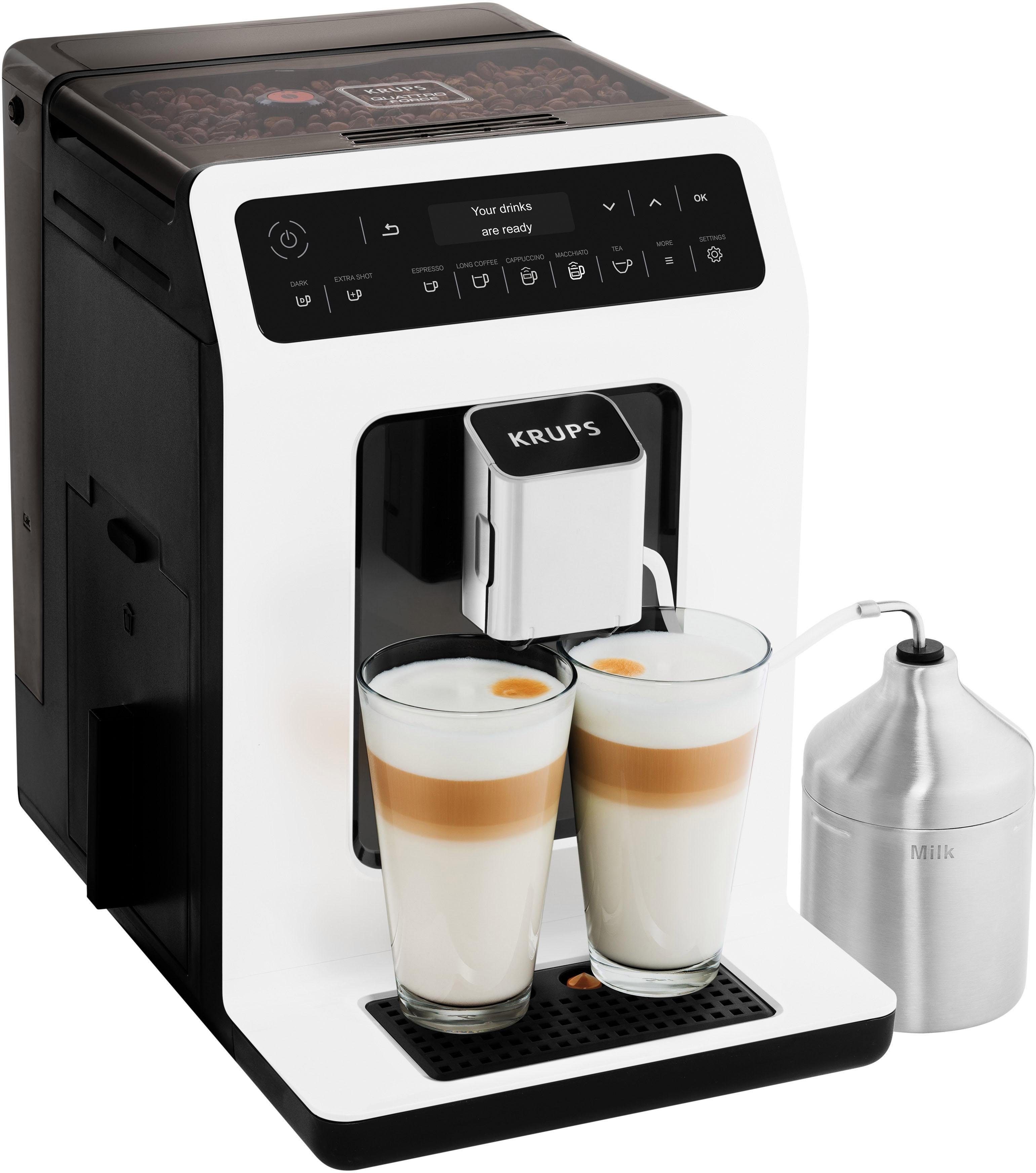 Krups Kaffeevollautomat EA8911 Evidence, inkl. Milchbehälter,