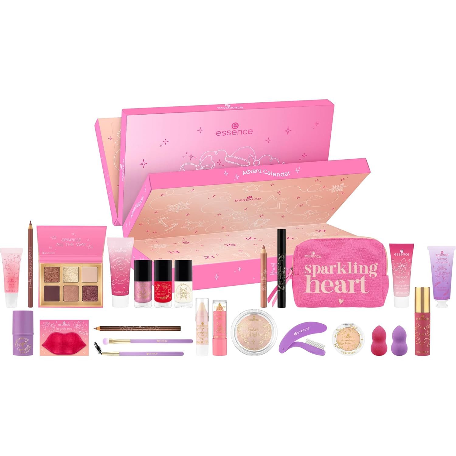 Essence Kosmetik-Adventskalender make my heart sparkle