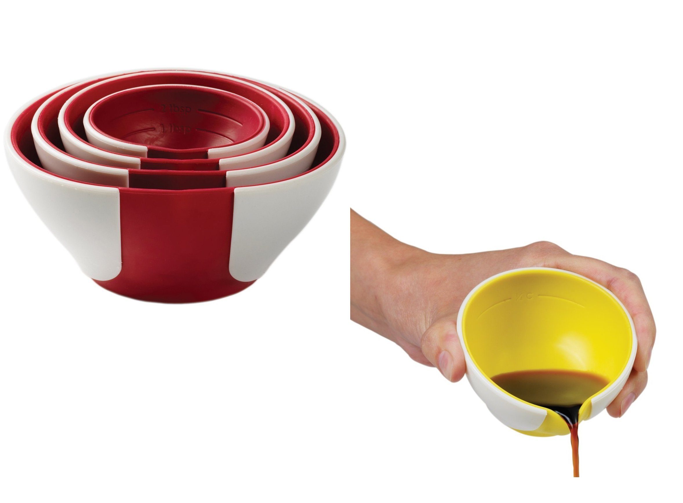 chef'n Messbecher Chef'n SLEEKSTOR stapelbare Messbecher