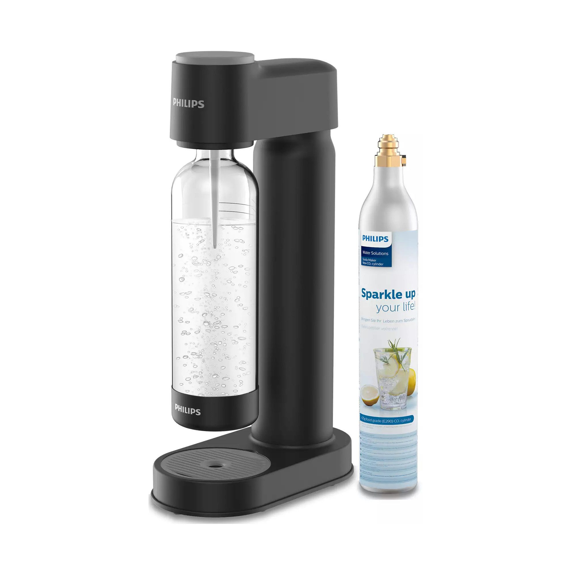 Philips Wassersprudler PHILIPS Wassersprudler GoZero ADD4901BK/10