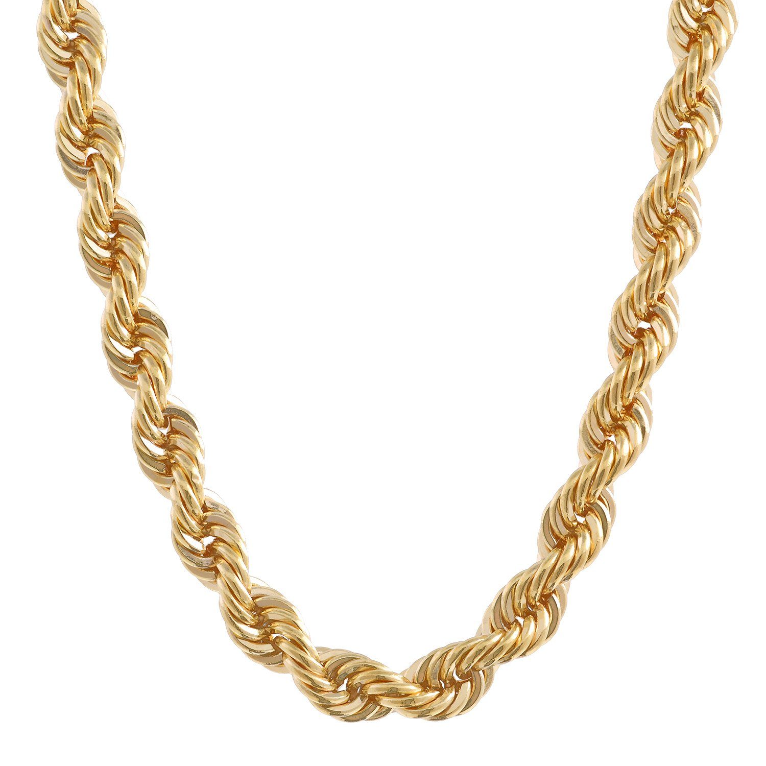 HOPLO Goldkette Goldkette Kordelkette Länge 50cm