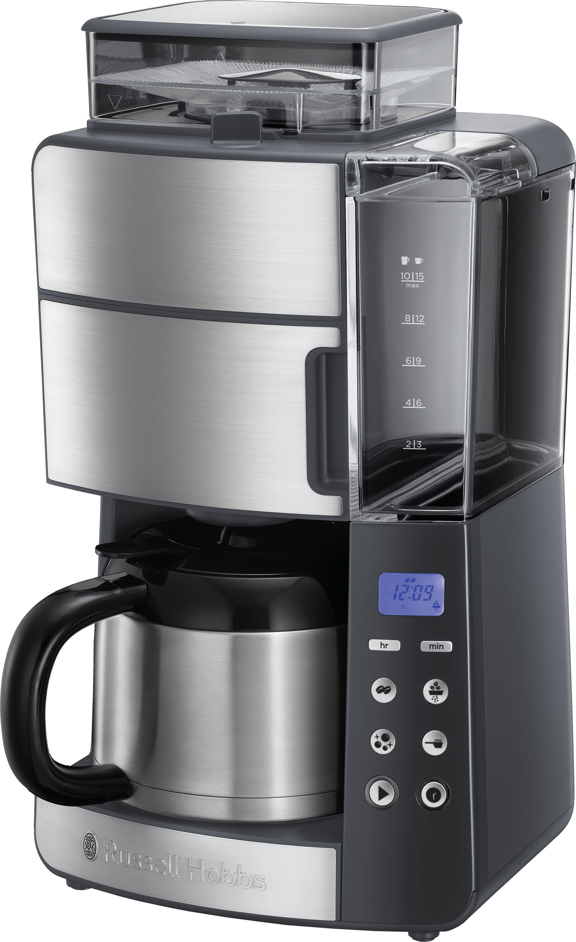 RUSSELL HOBBS Kaffeemaschine mit Mahlwerk Grind