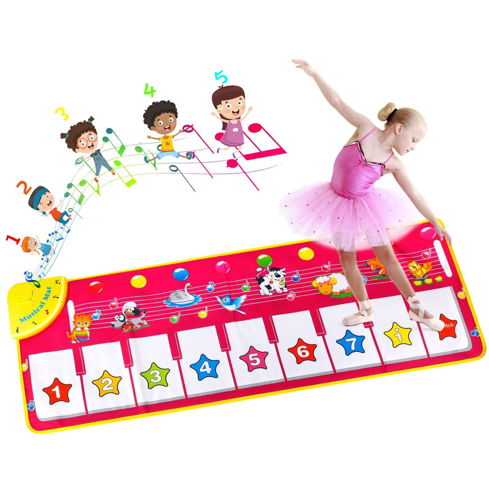 EXTSUD Spielmatte Klaviermatte Kinderspielzeug Kleinkinder Spielzeug,spielmatte