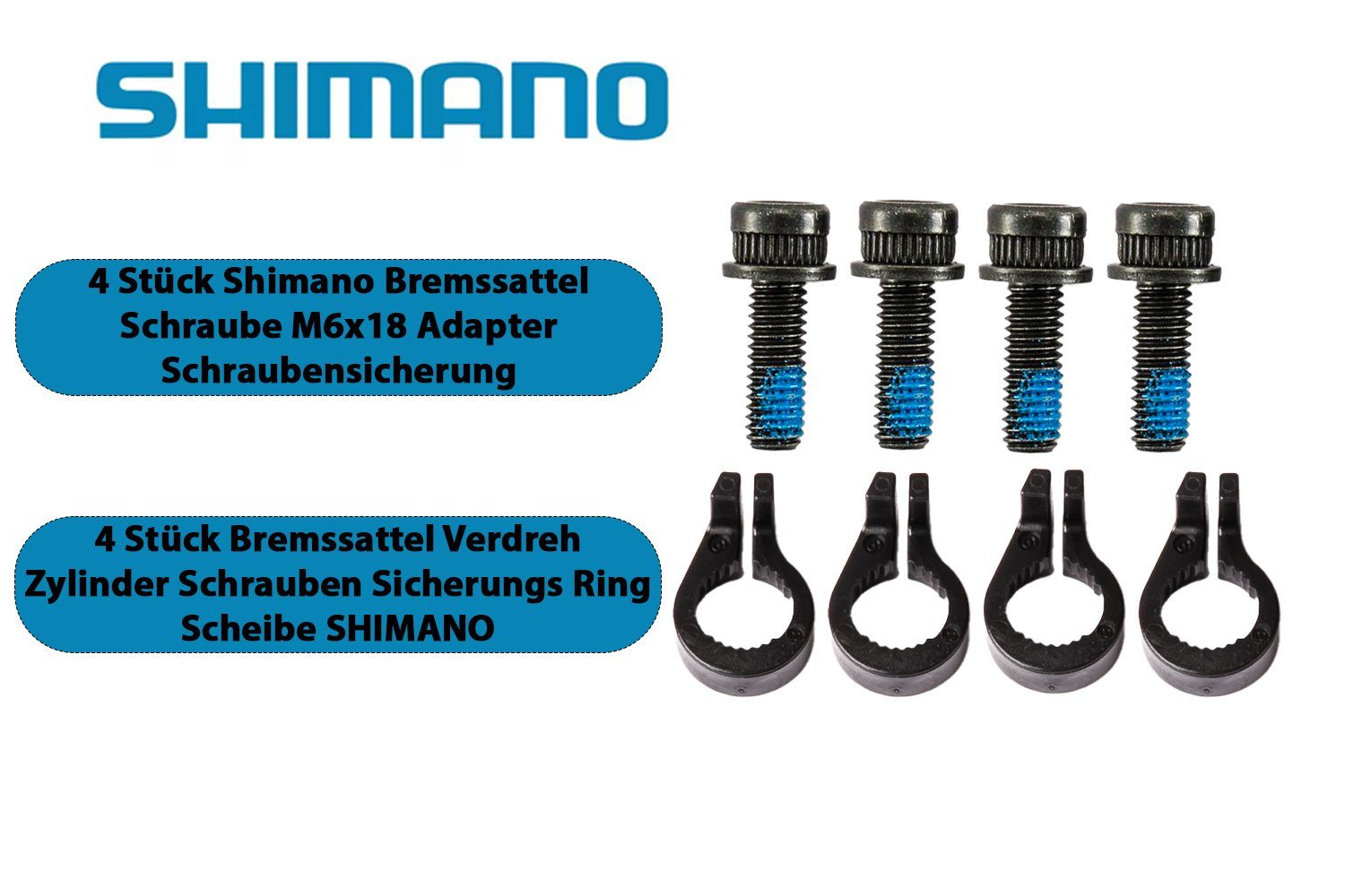 Shimano Felgenbremse 4 Stück Fahrrad Shimano