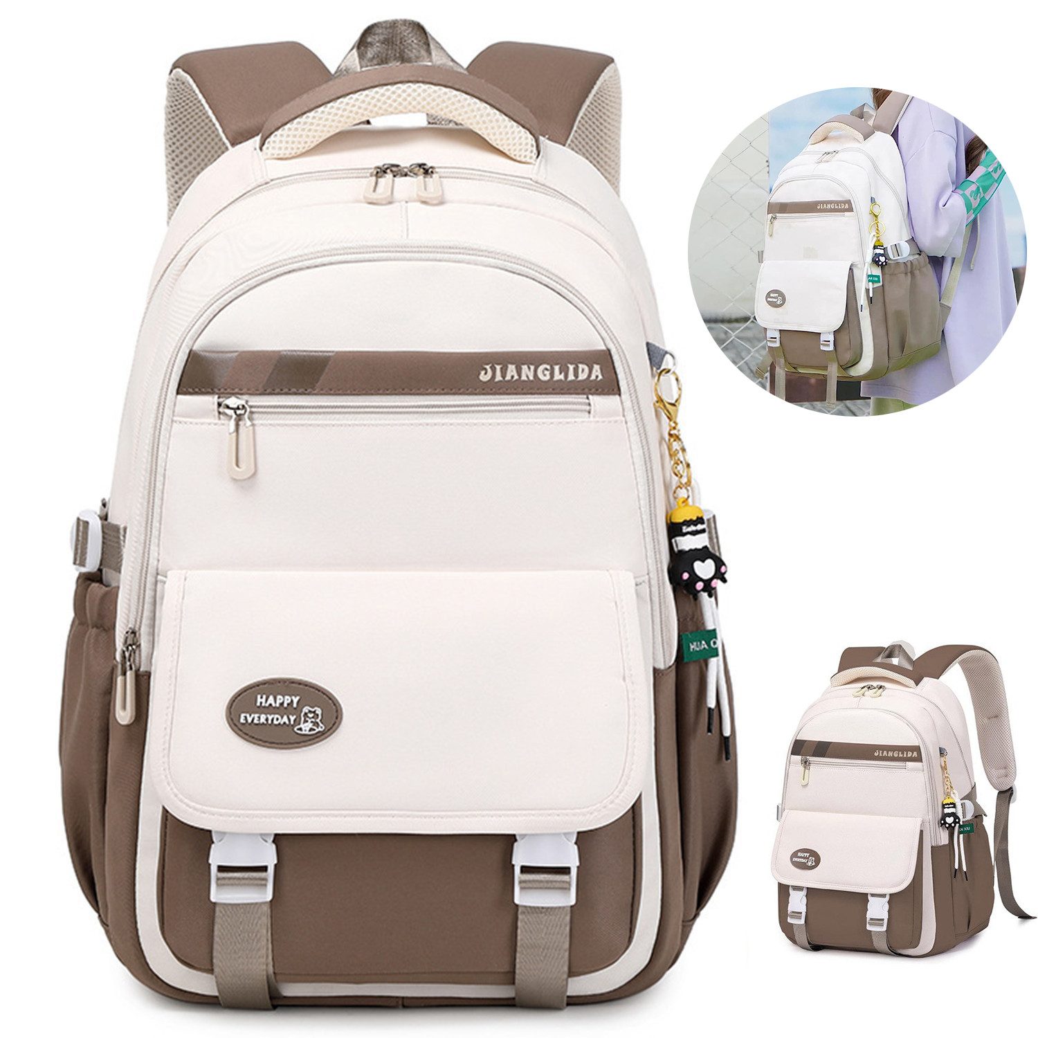RWEUOQ Schulrucksack Schultasche Teenager urnbeutel Schulranzen