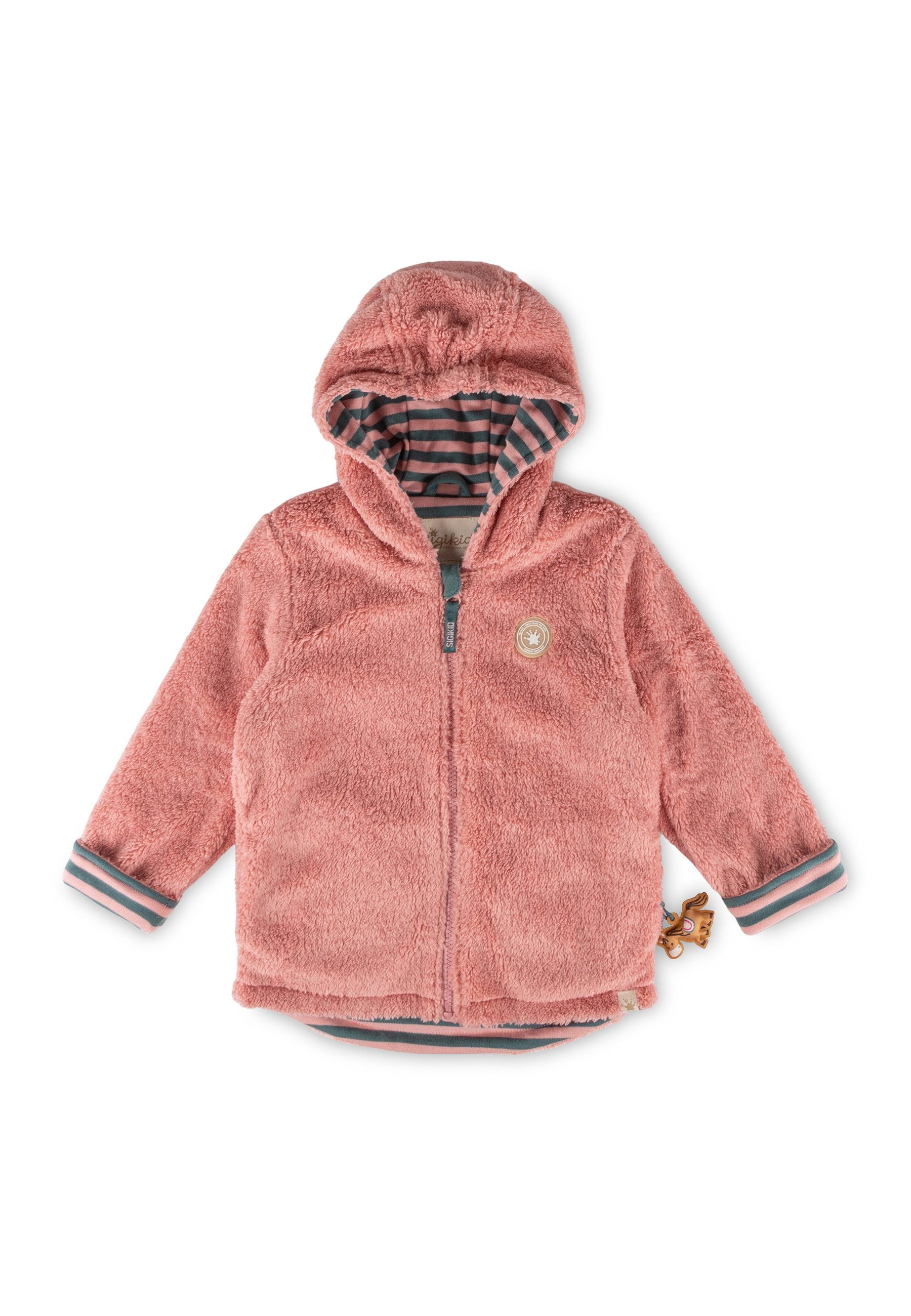 Sigikid Fleecejacke Teddyfleece Jacke mit Kapuze,