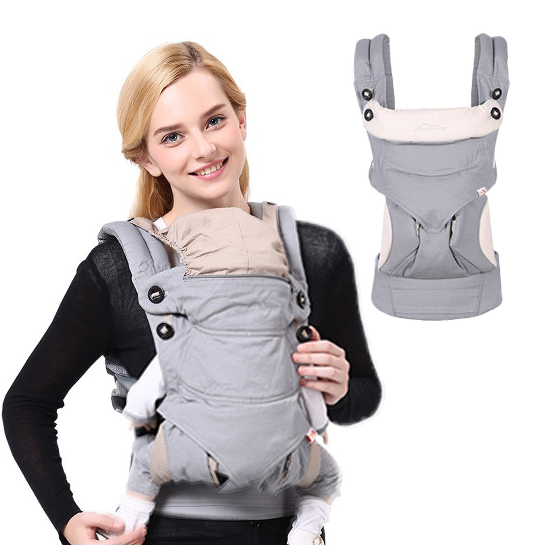 Mutig Bauchtrage Ergonomische Babytrage für Neugeborene