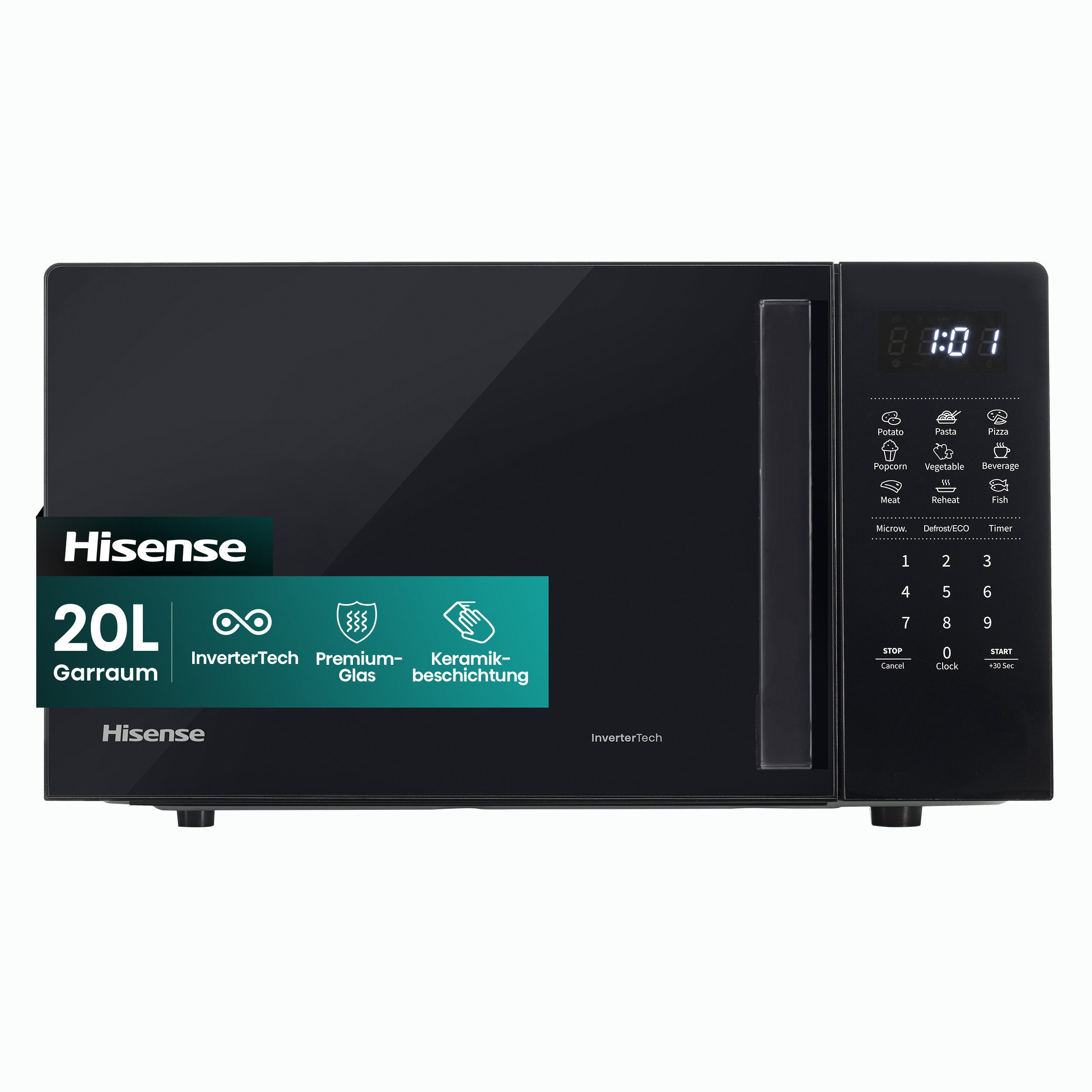 Hisense Mikrowelle H20MOBS4I, Mikrowelle, 20 l,