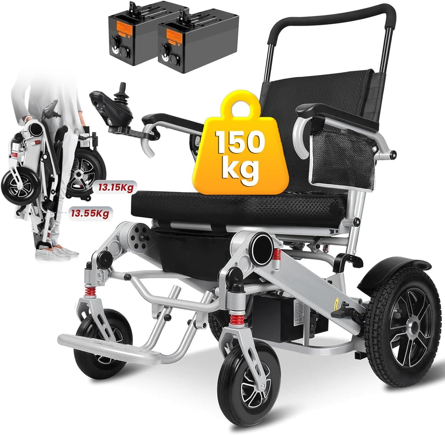 DOTMALL Elektrischer Rollator Tripaide 40KM Rollstuhl