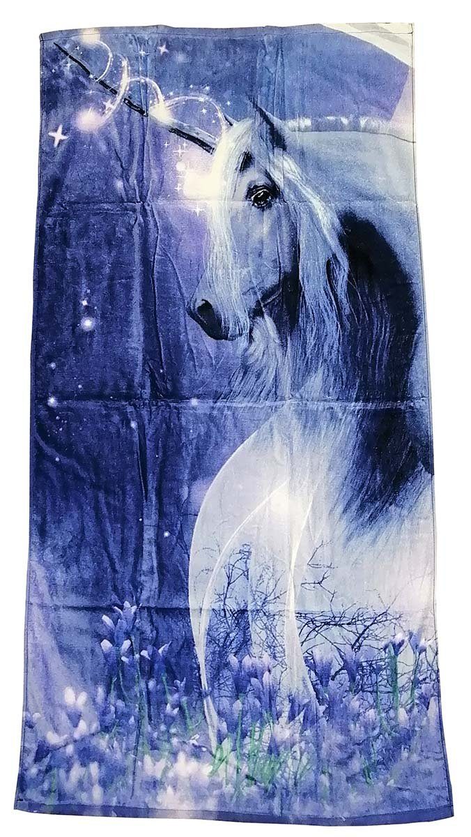 Jerry Fabrics Handtuch Einhorn Unicorn Strandtuch