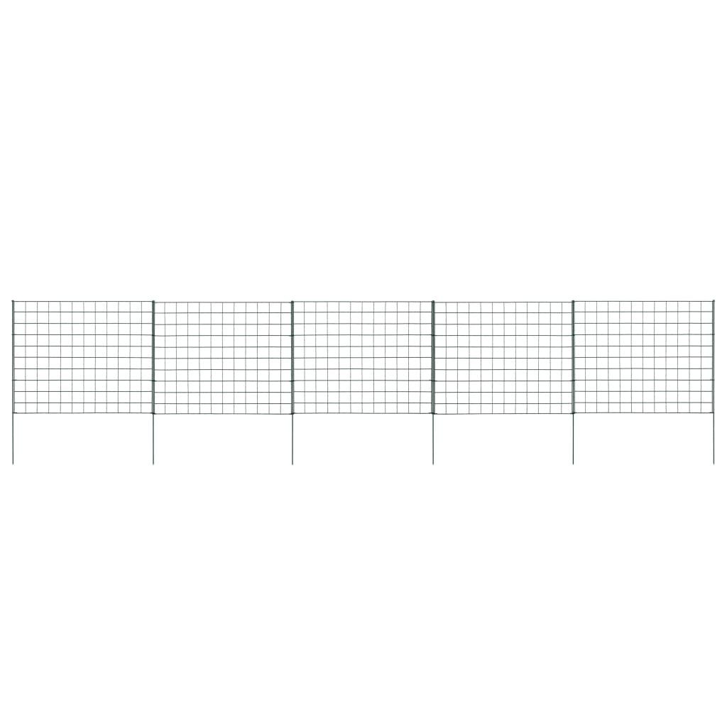 vidaXL Gartenzaun Gartenzaun Set 77,5x64 cm