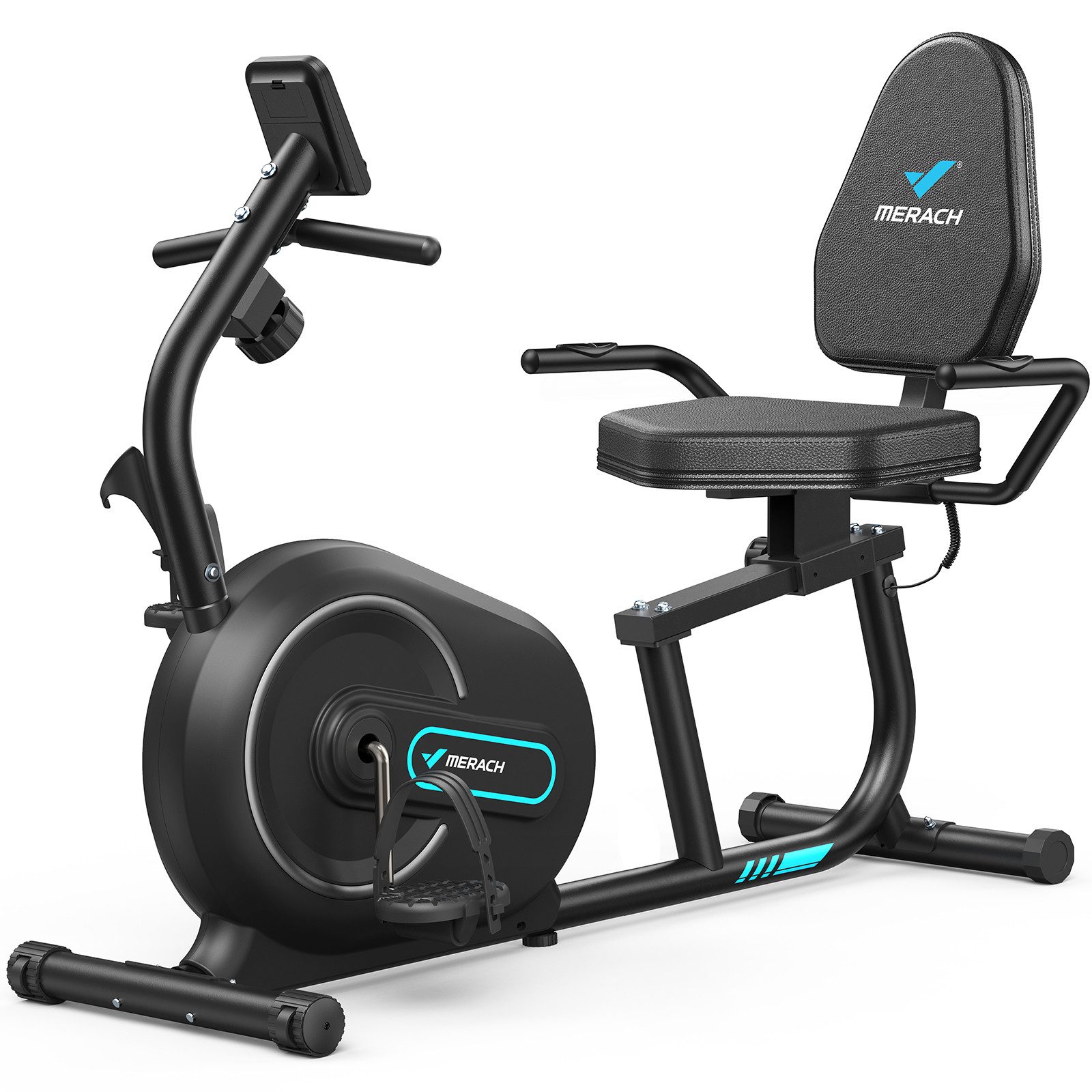 MERACH Liege-Ergometer Liegeergometer für Zuhause mit
