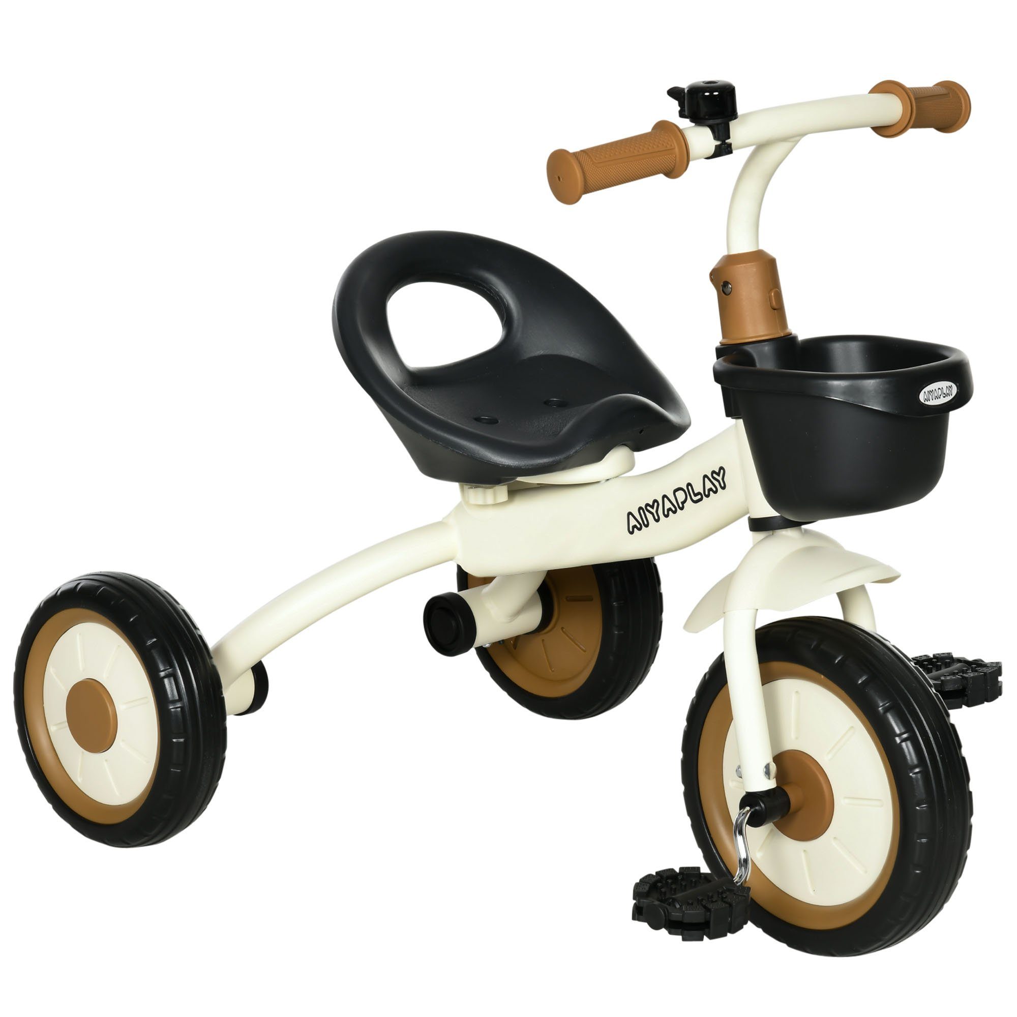 AIYAPLAY Dreirad Kinderfahrrad mit verstellbarer Sitz,