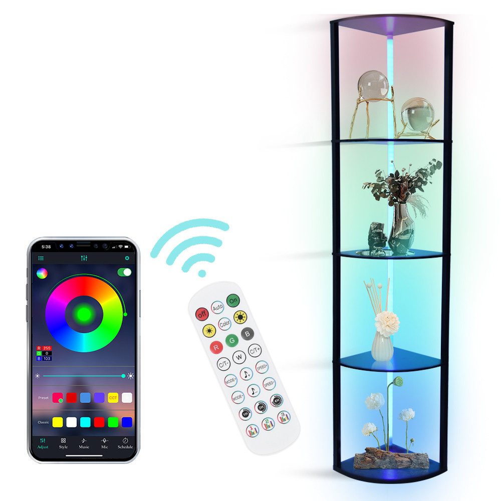 XERSEK LED Stehlampe Wohnzimmer, Stehlampe mit