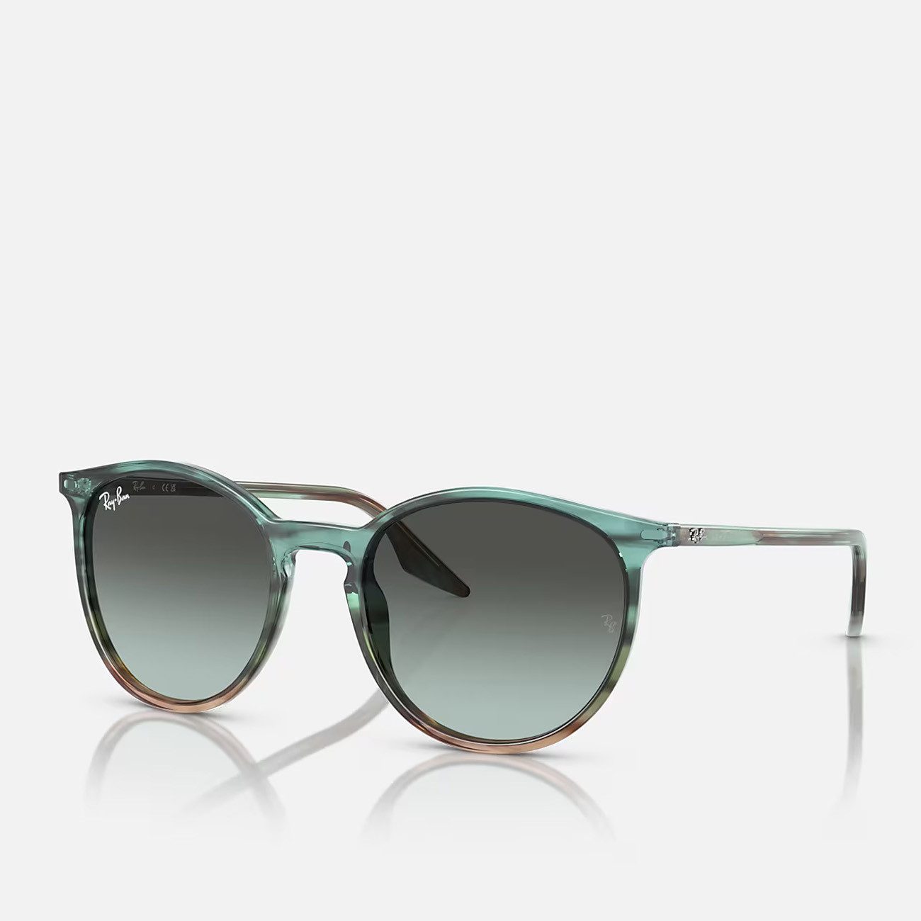 Ray-Ban Sonnenbrille Ray-Ban RB2204 Striped Blue